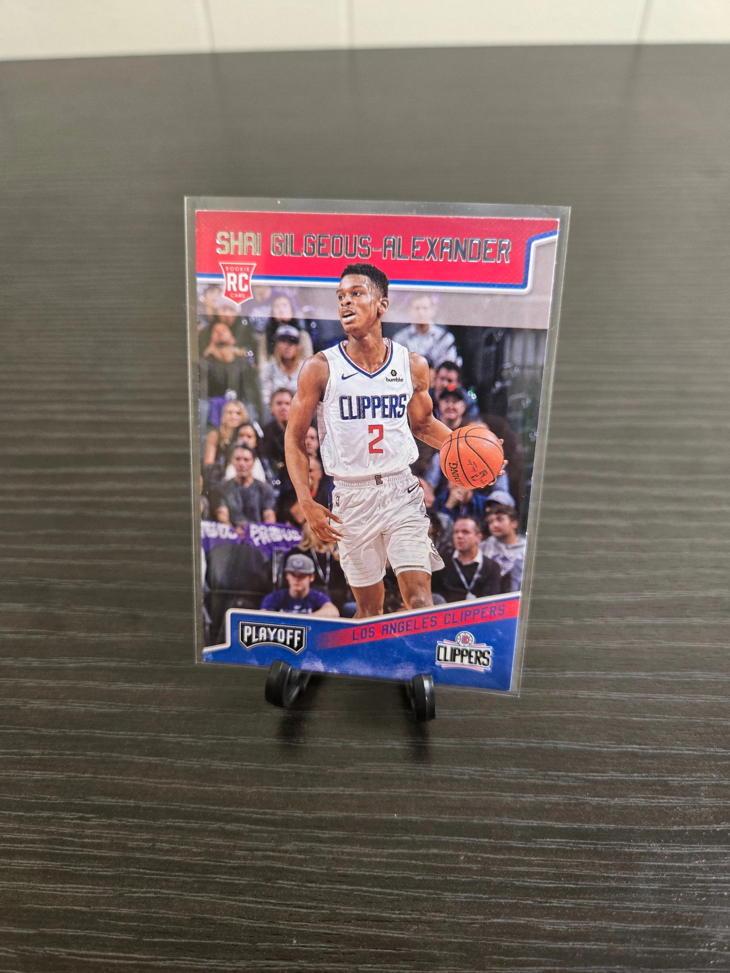 Product image for Shai Gilgeous-Alexander Rookie Clippers NBA basketball card