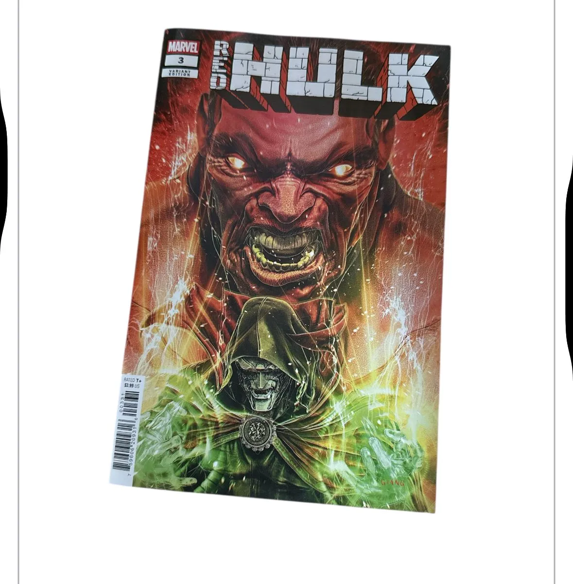 Product image for RED HULK #3 JOHN GIANG VARIANT [DOOM]