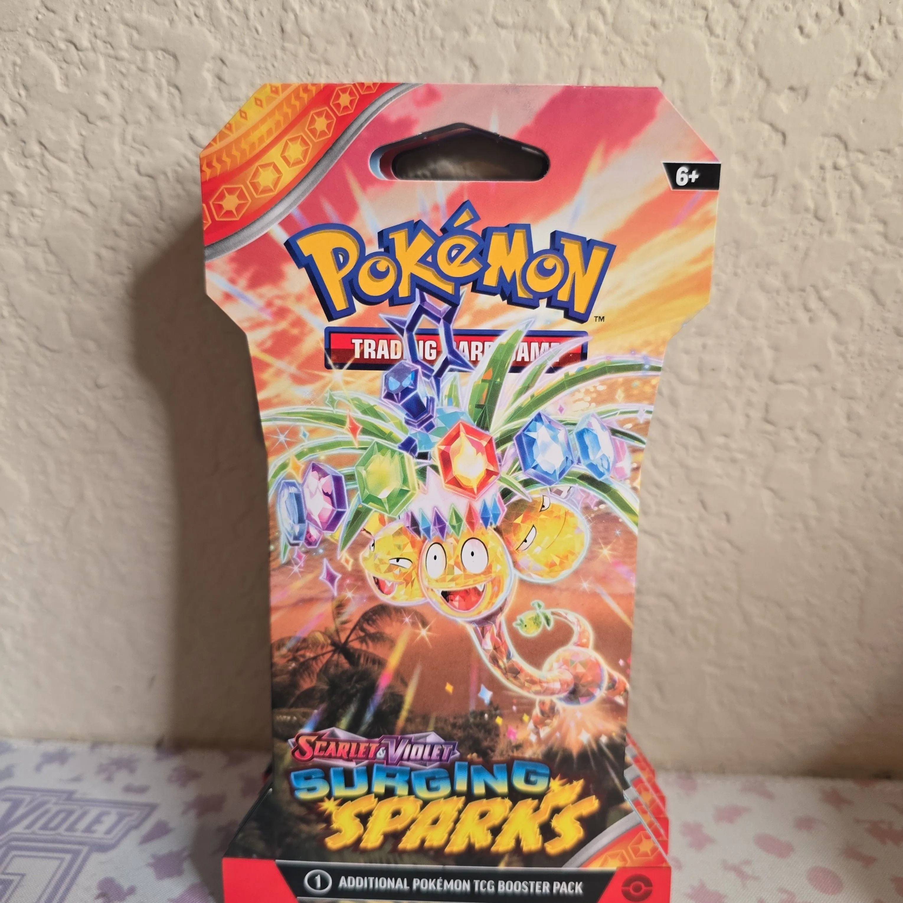 surging sparks sleeved booster box Pokemon Scarlet and Violet 8 (SV08) Surging Sparks Sleeved Booster Pac –  GuuBuu Hobby main image 0