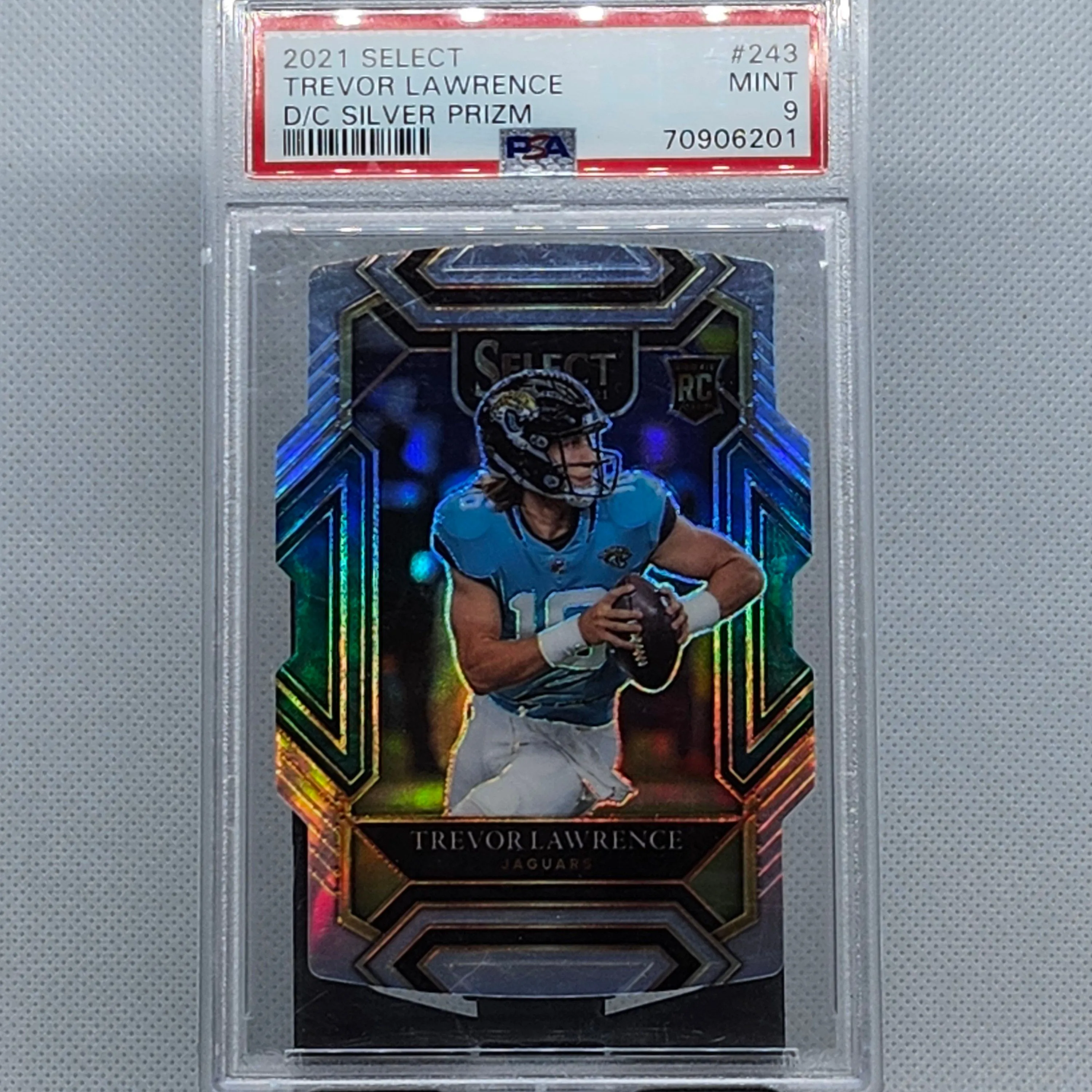 Product image for 2021 SELECT TREVOR LAWRENCE D/C SILVER PRIZM RC