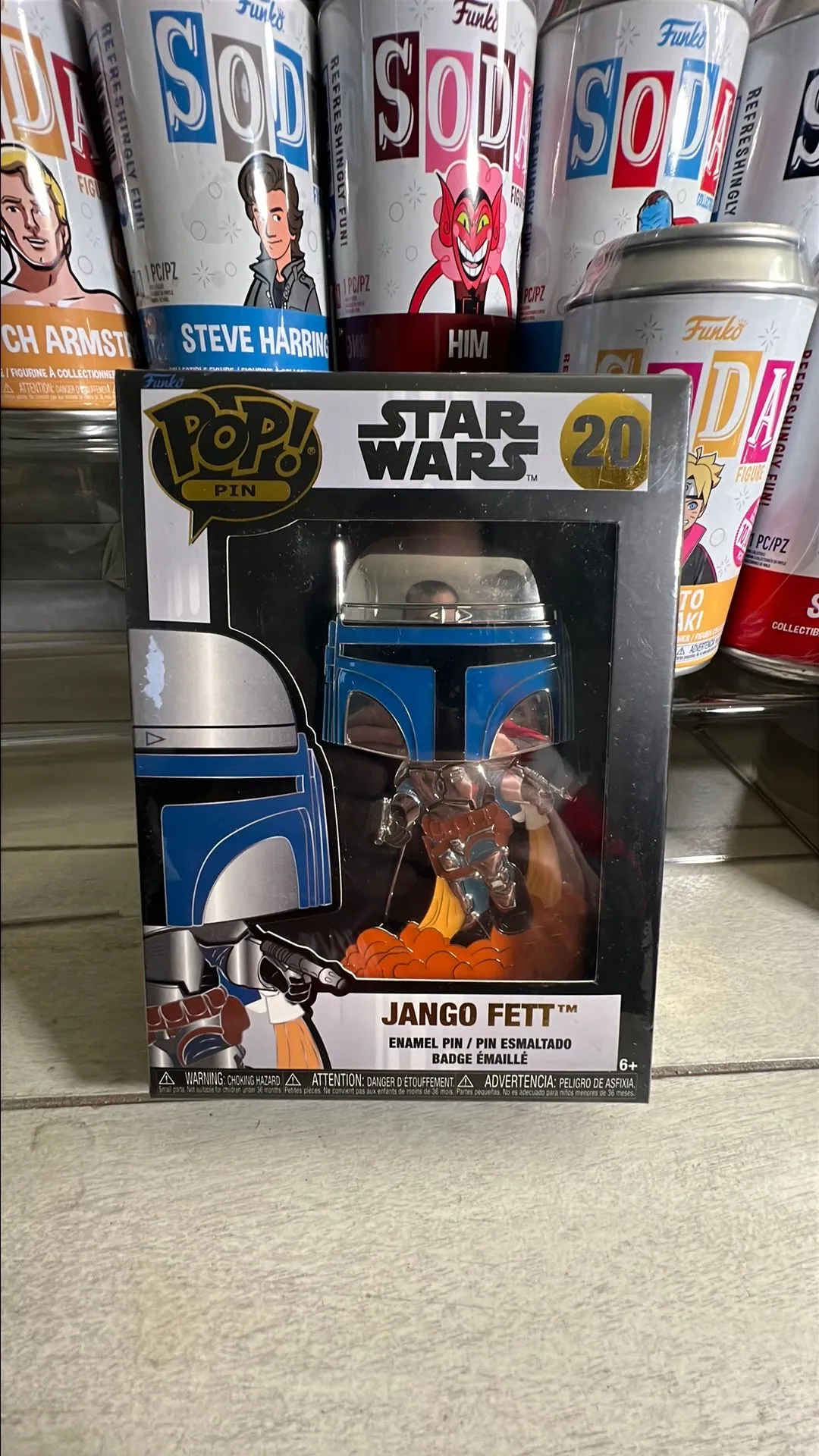 Product image for Funko Pop Pins - Jango Fett