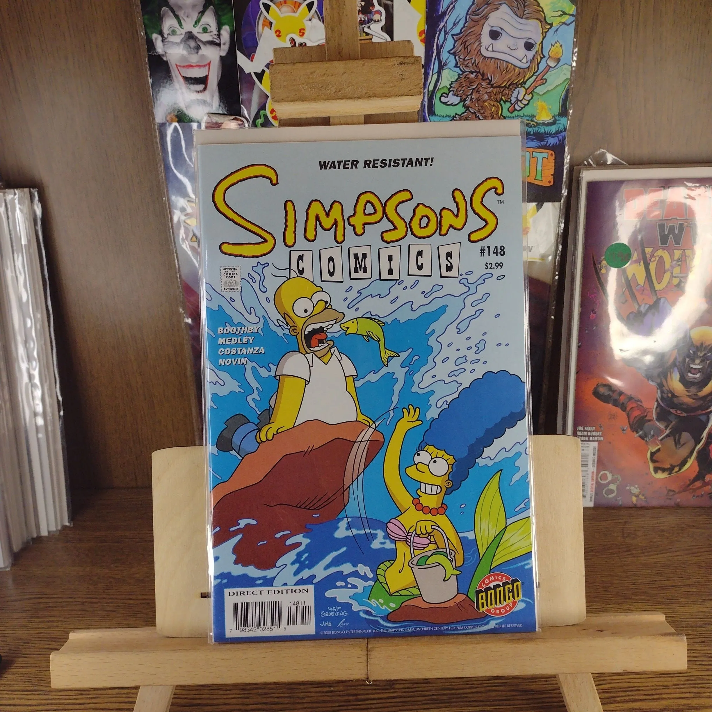 Product image for Simpsons Comics #148 Water Resistant! Bongo Comics Group