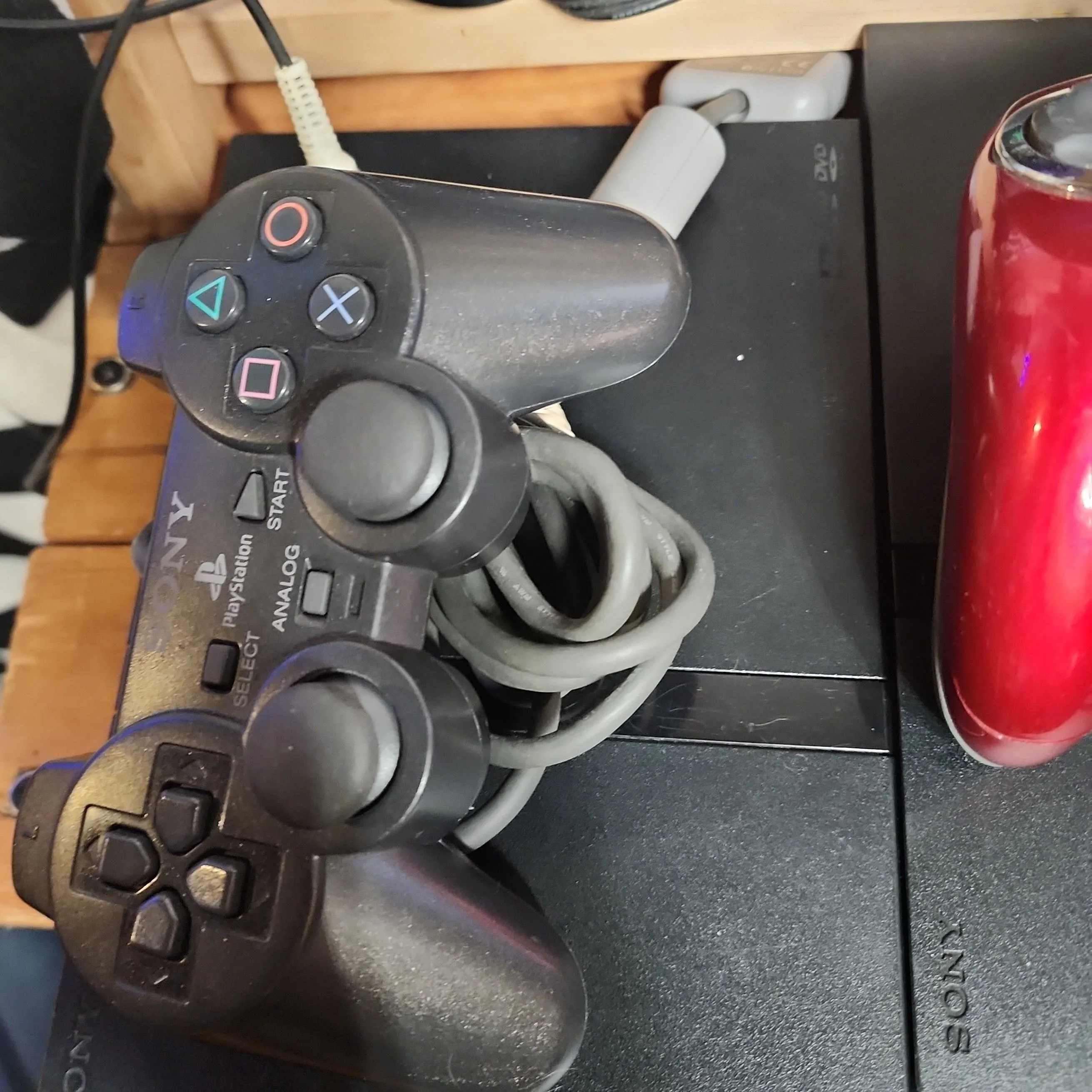 Product image for ps2 slim w/ oem controller and cords