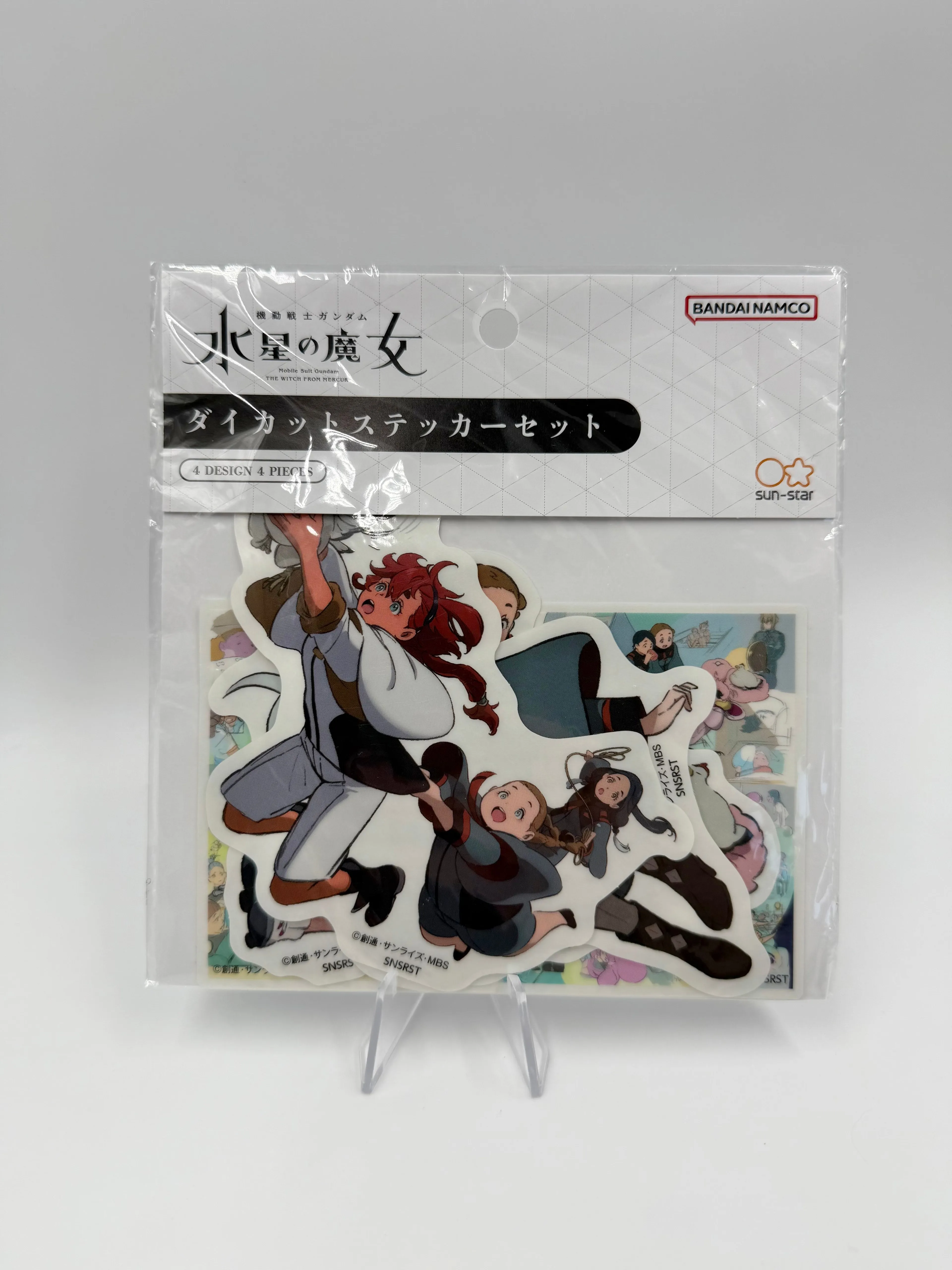 Product image for Gundam The Witch from Mercury Die-cut Sticker Set