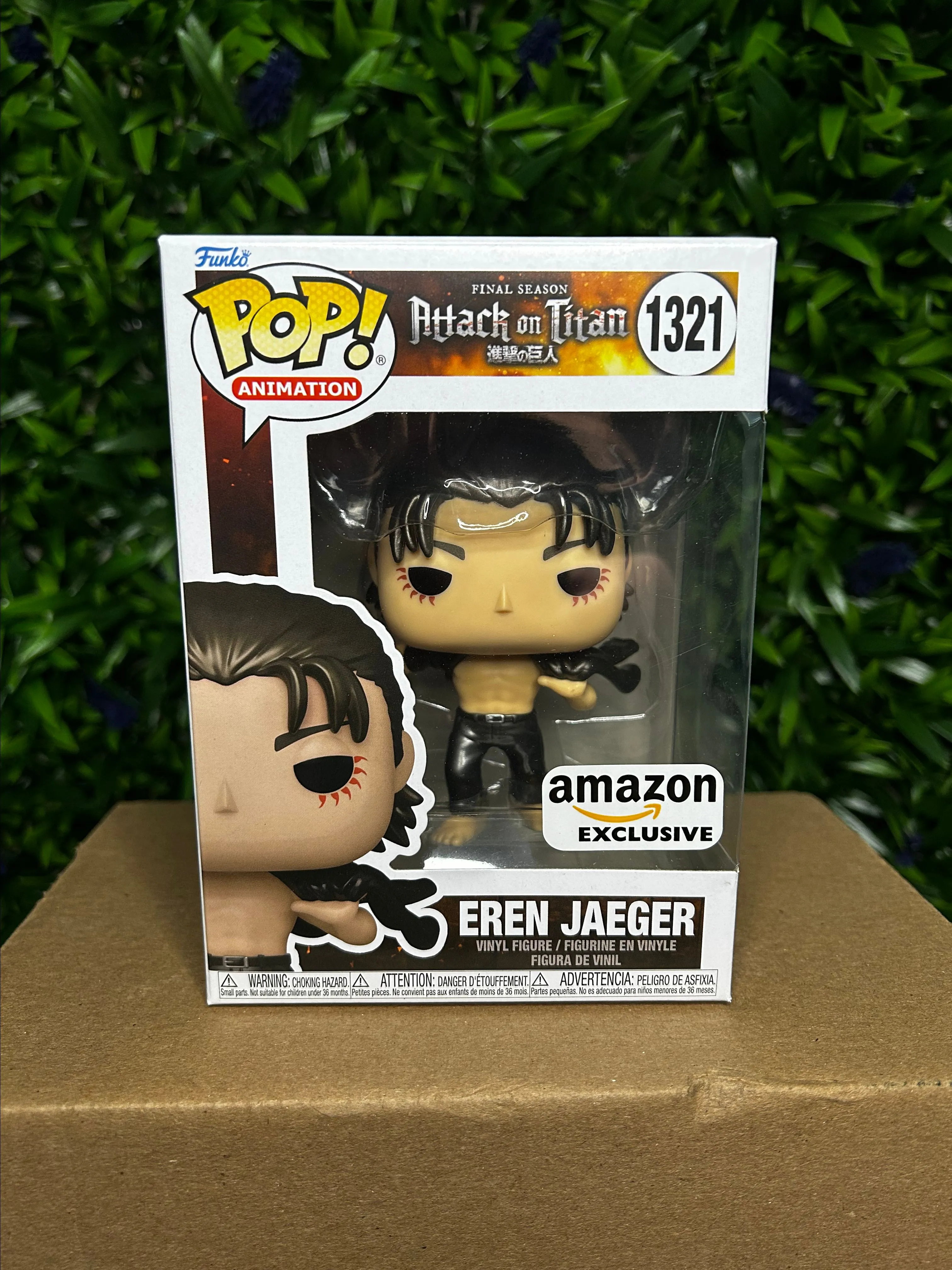 Product image for Attack on Titan - Eren Jaeger - Amazon (Exclusive) Funko Pop
