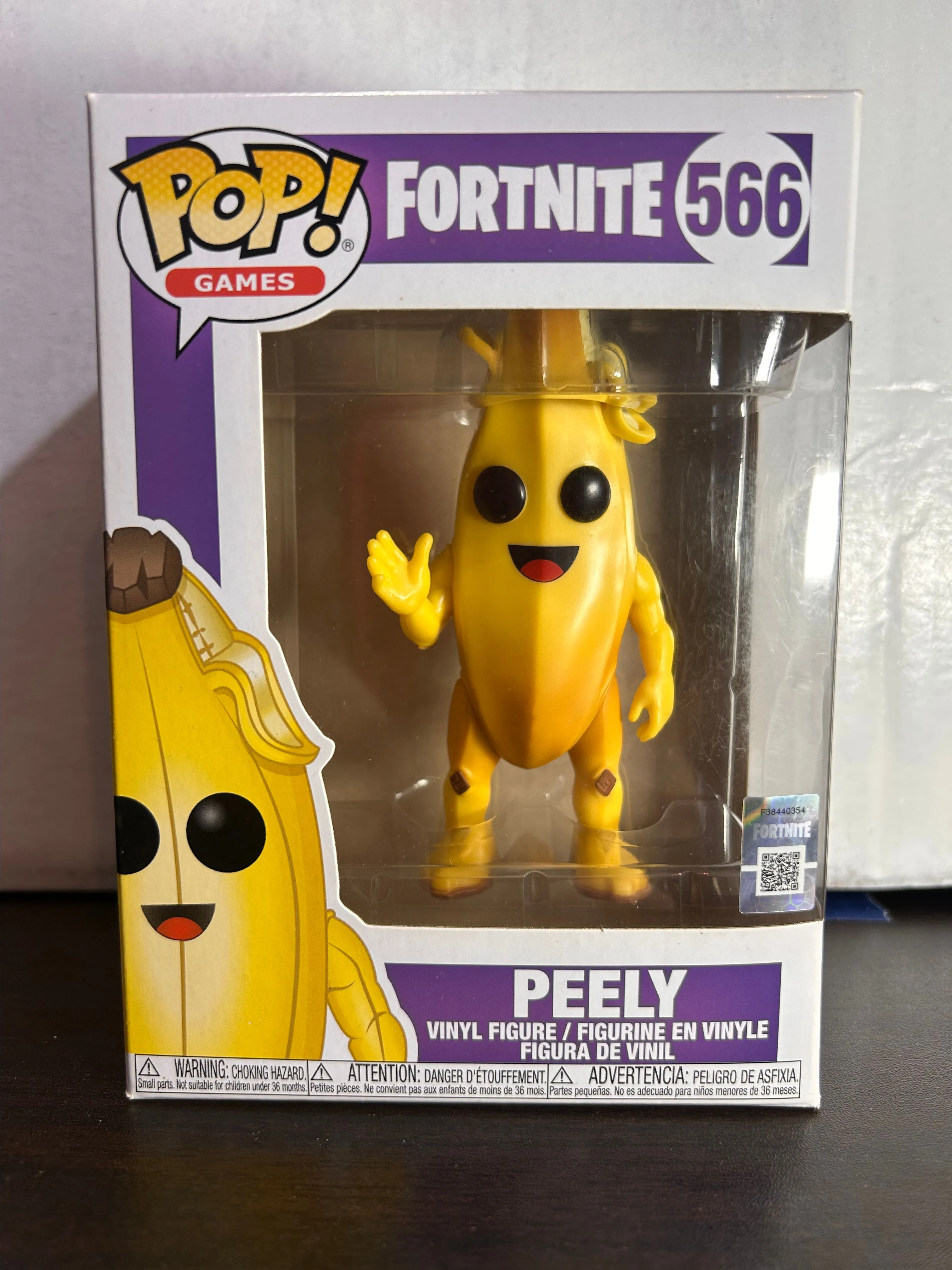 Product image for Peely Fortnite Games Vaulted Funko Pop 566 With Protector