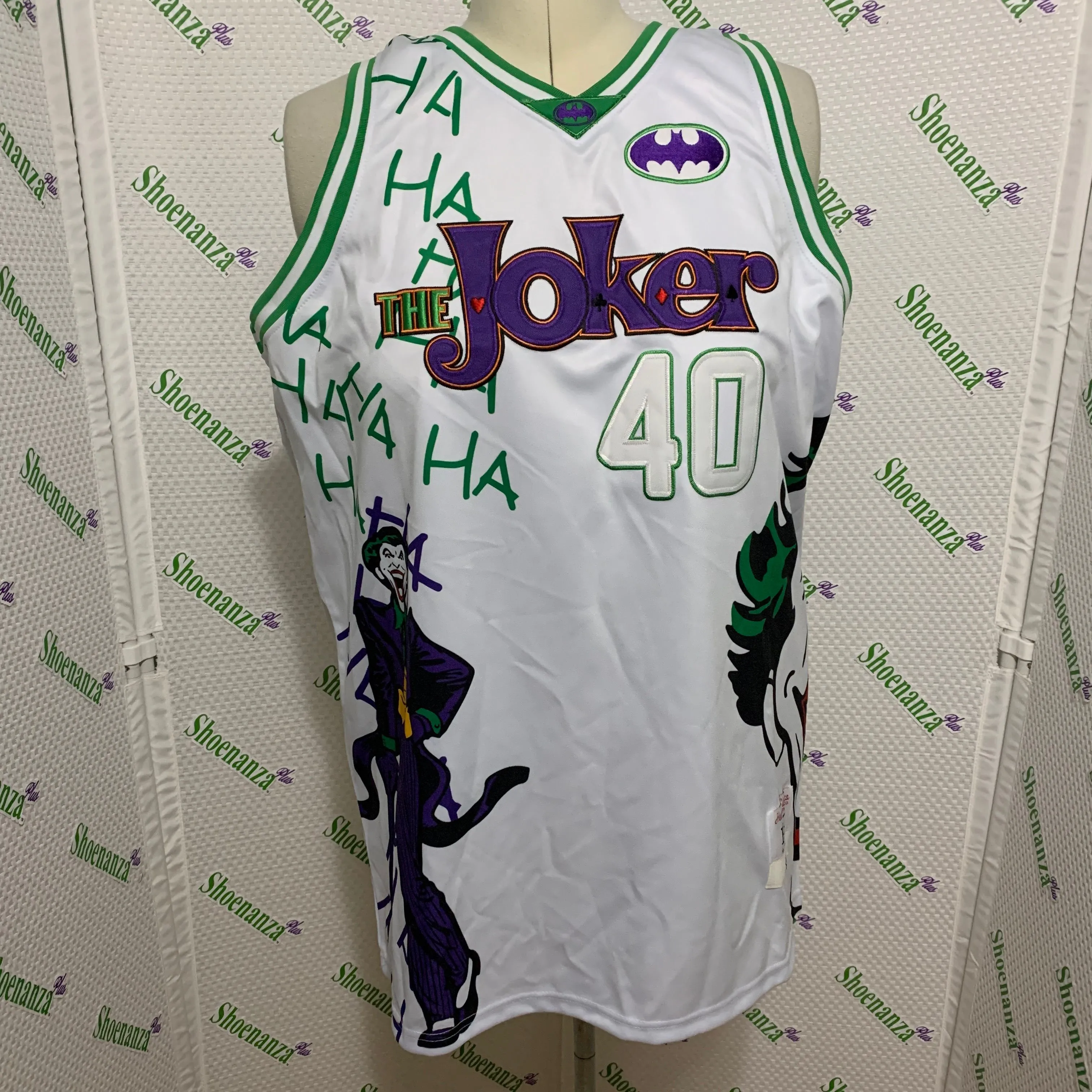 Product image for Headgear Classics Basketball Jersey The Joker #40 DC Comics Batman HaHa Mens 3XL