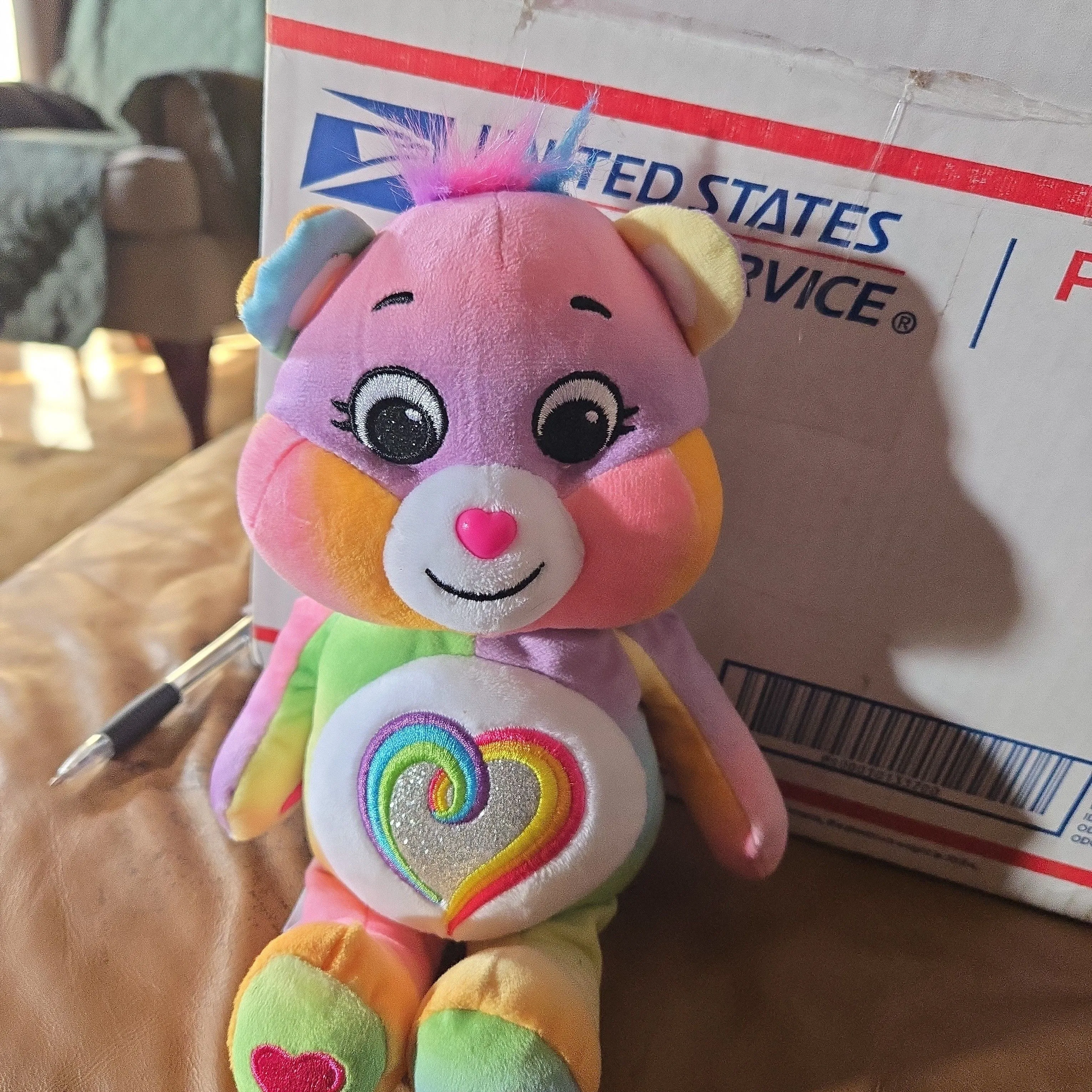 Product image for Care Bears Togetherness Bear 9 inch plush 2022 Basic Fun 