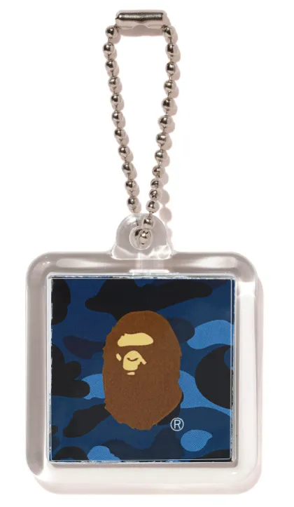 Product image for Accessory - Bape Camo Keychain Blue Camo