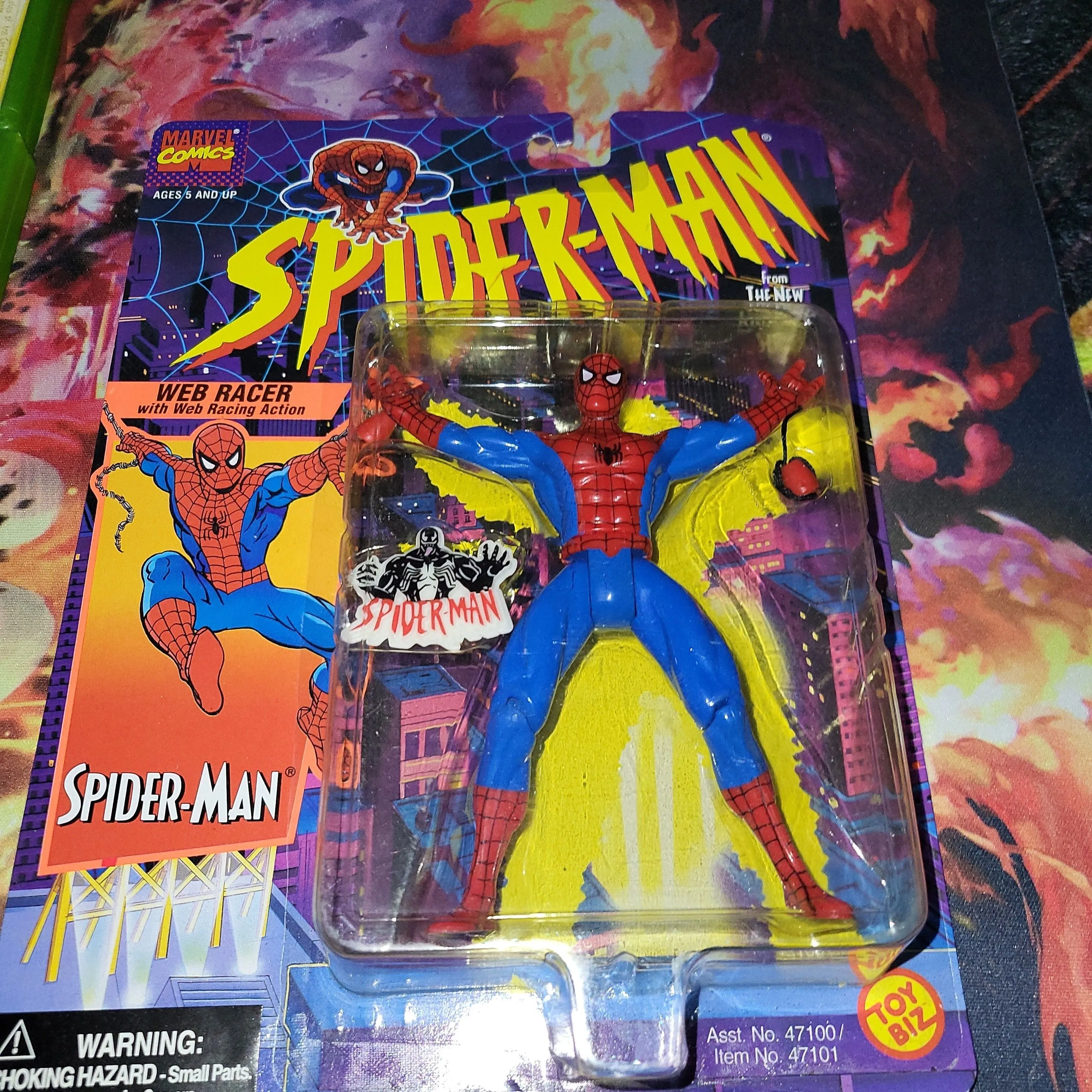 Product image for vintage spider-man action figure sealed