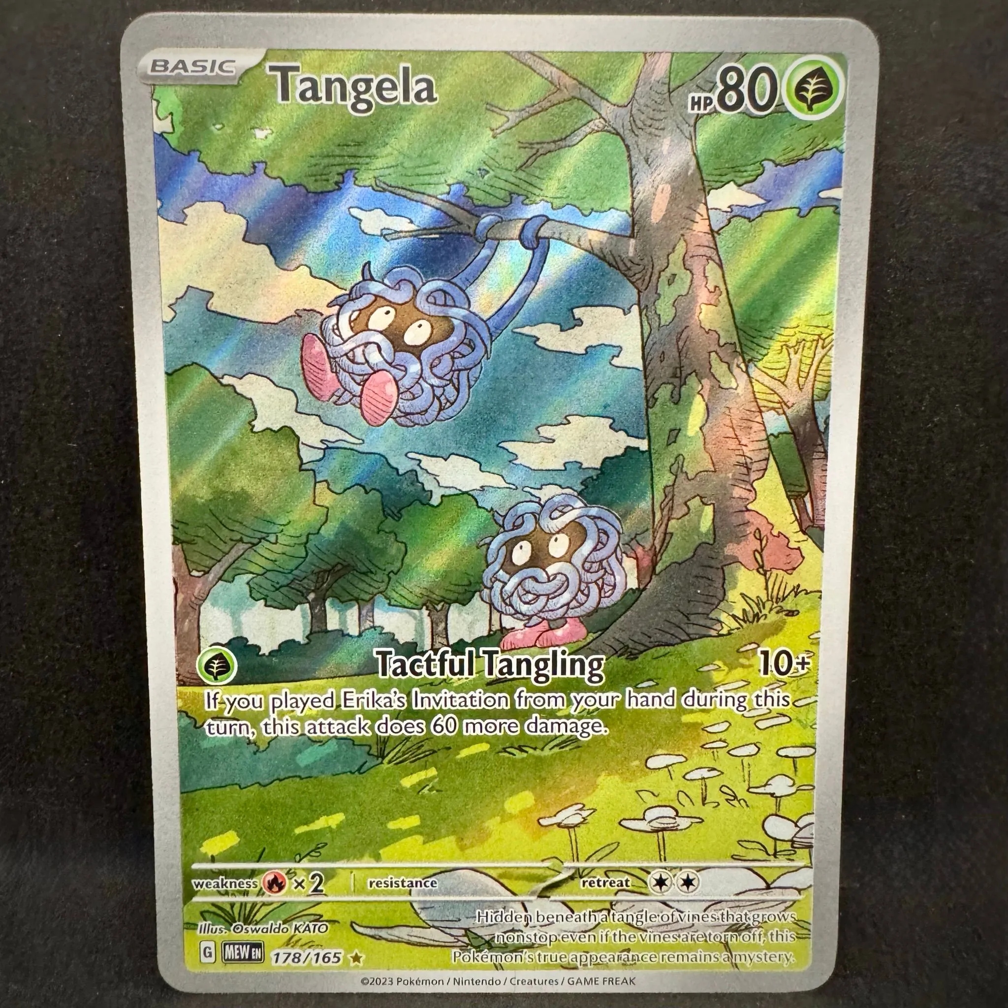 Tangela #178 Pokmon TCG Raw Card ENG NM 2023 SV 151 Holo IR  Whatnot:  Shop, Sell, Connect