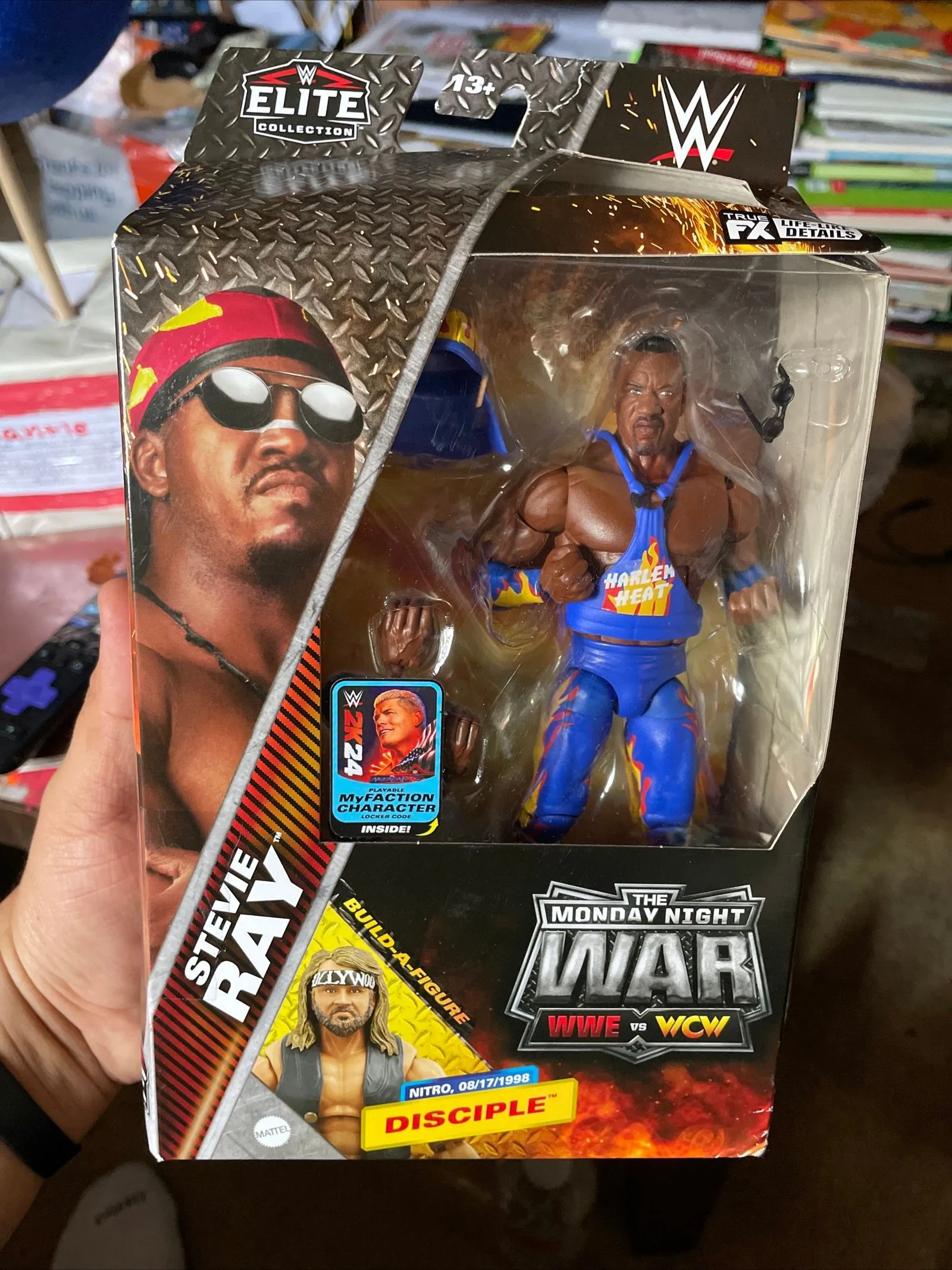 WWE Monday Night War Elite Collection Stevie Ray Harlem Heat Chase 