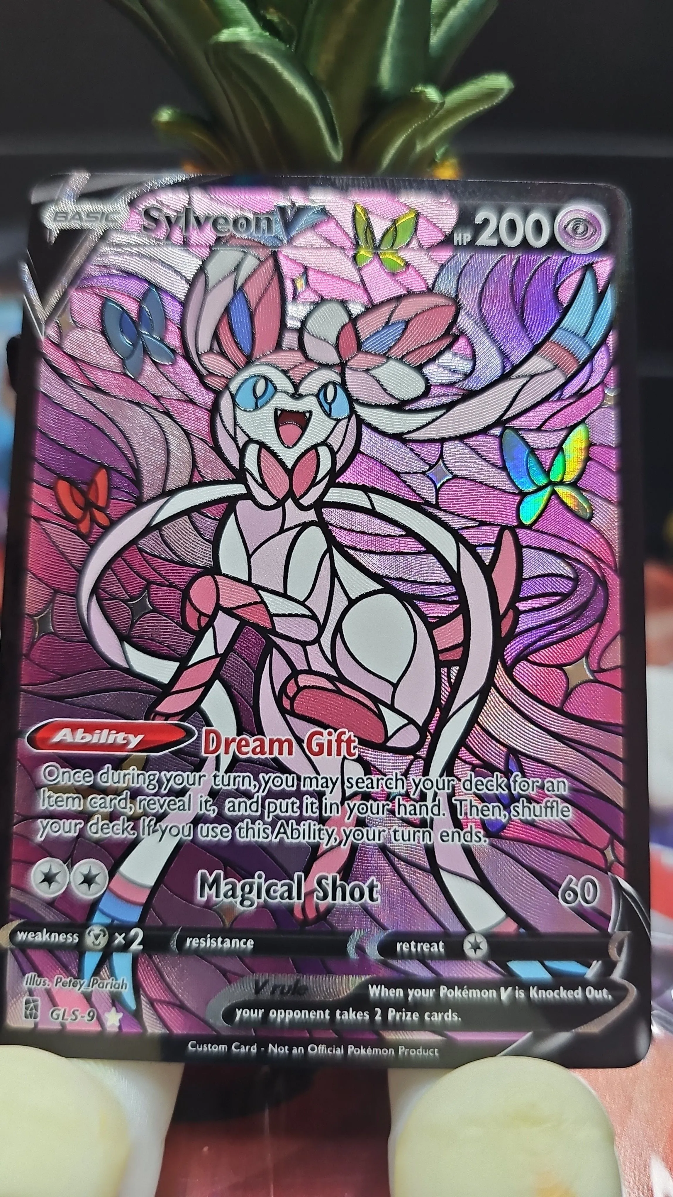 Sylveon V Stained Glass Custom  Whatnot: Shop, Sell, Connect