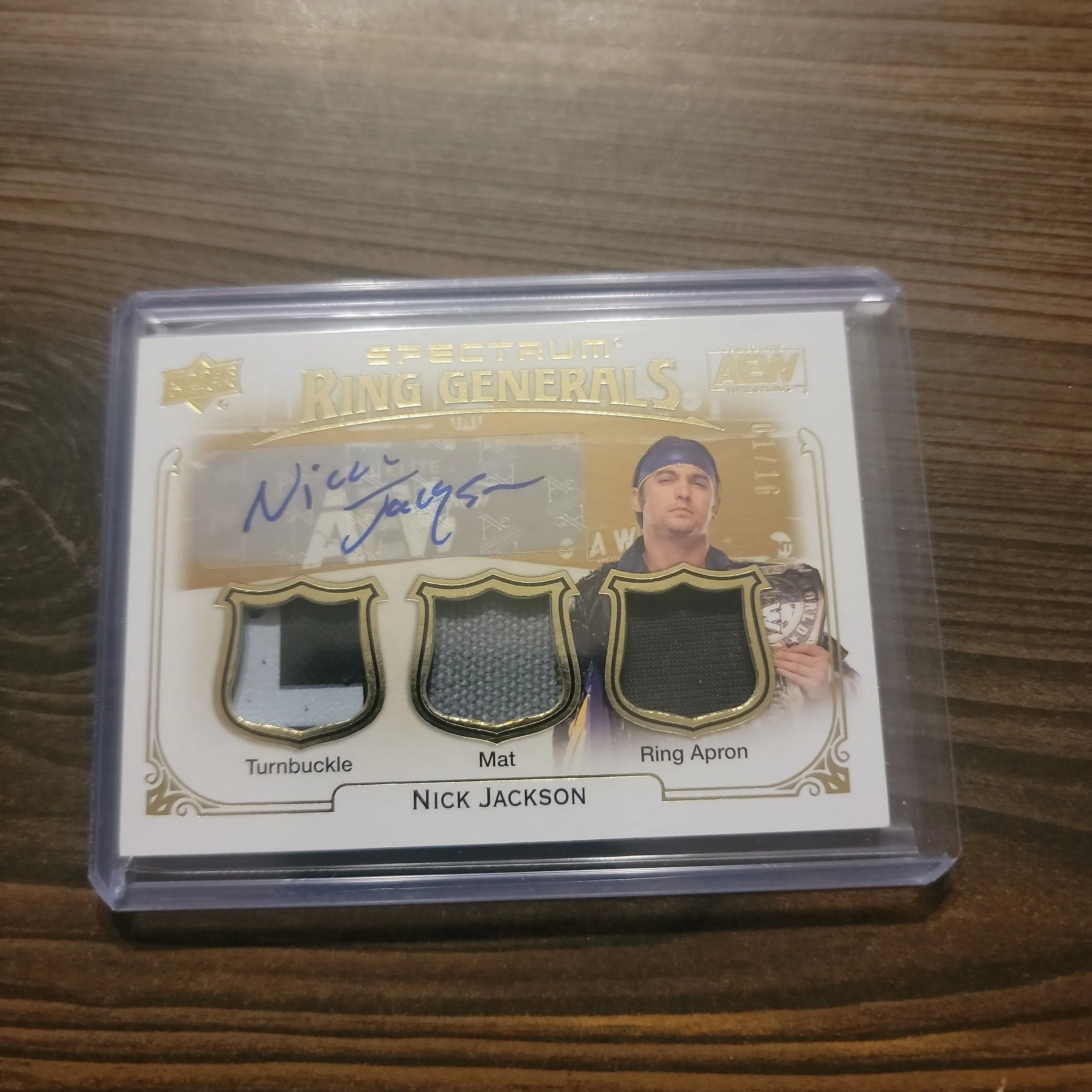 Product image for Nick Jackson Ring Generals Auto /16