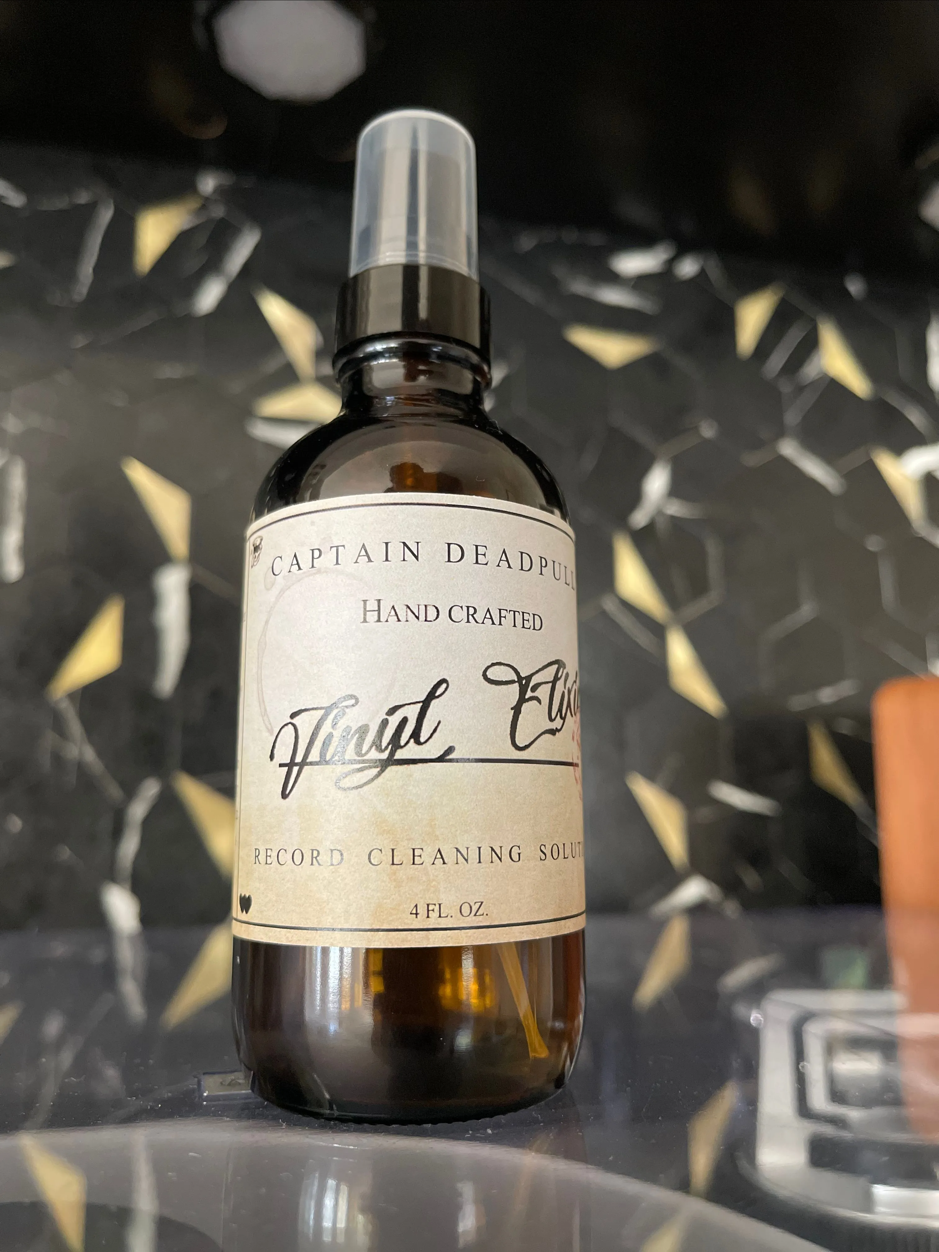 Product image for 4 oz Cpt. Deadpull’s Vinyl Elixir Record Cleaner