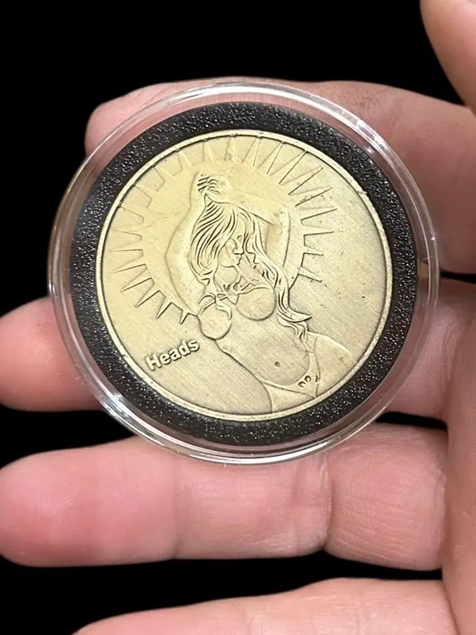 Product image for Heads or Tails Coin in Case