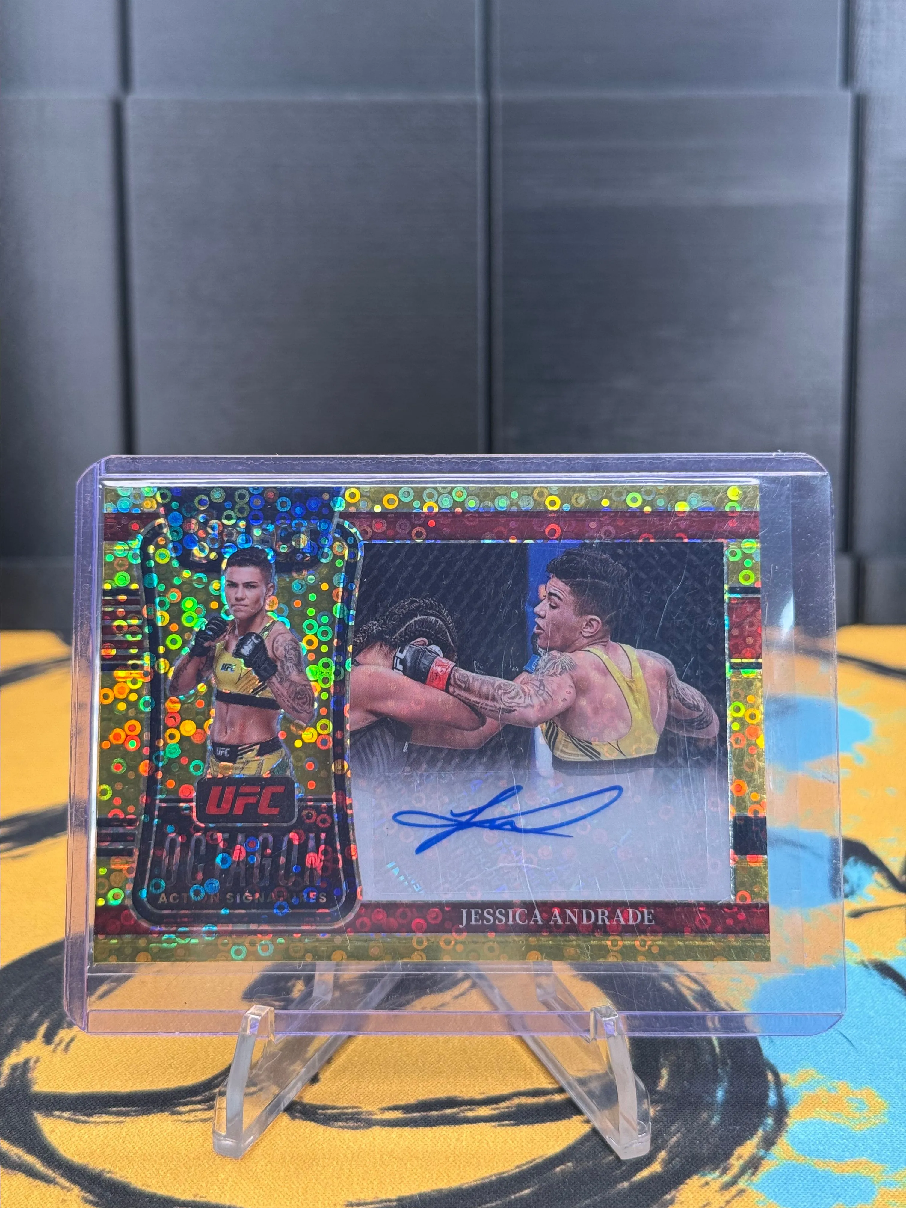 Product image for UFC 2022 Jessica Andrade Gold Disco Auto /10
