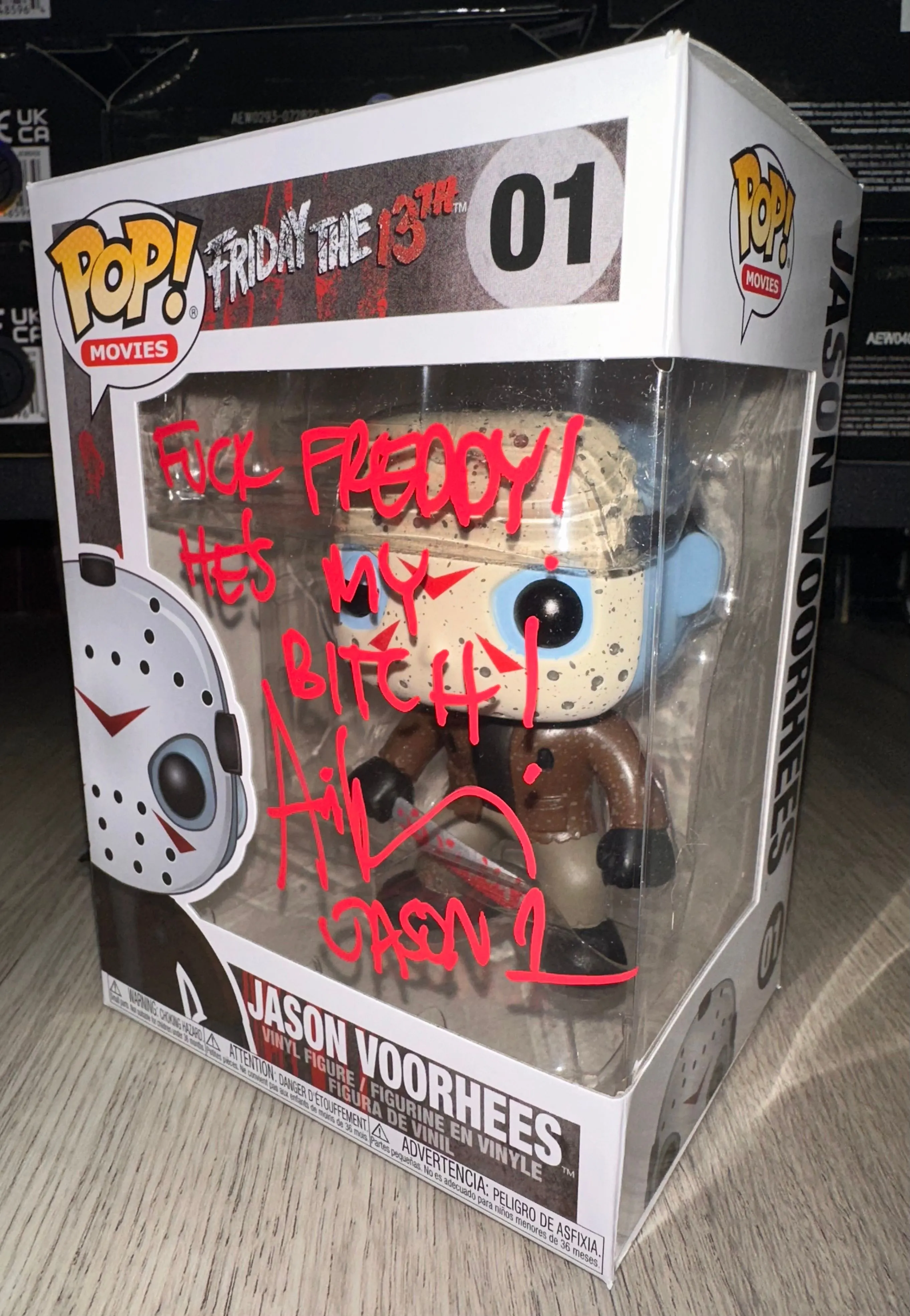 Product image for Funko Pop! Friday the 13th Jason Voorhees Signed