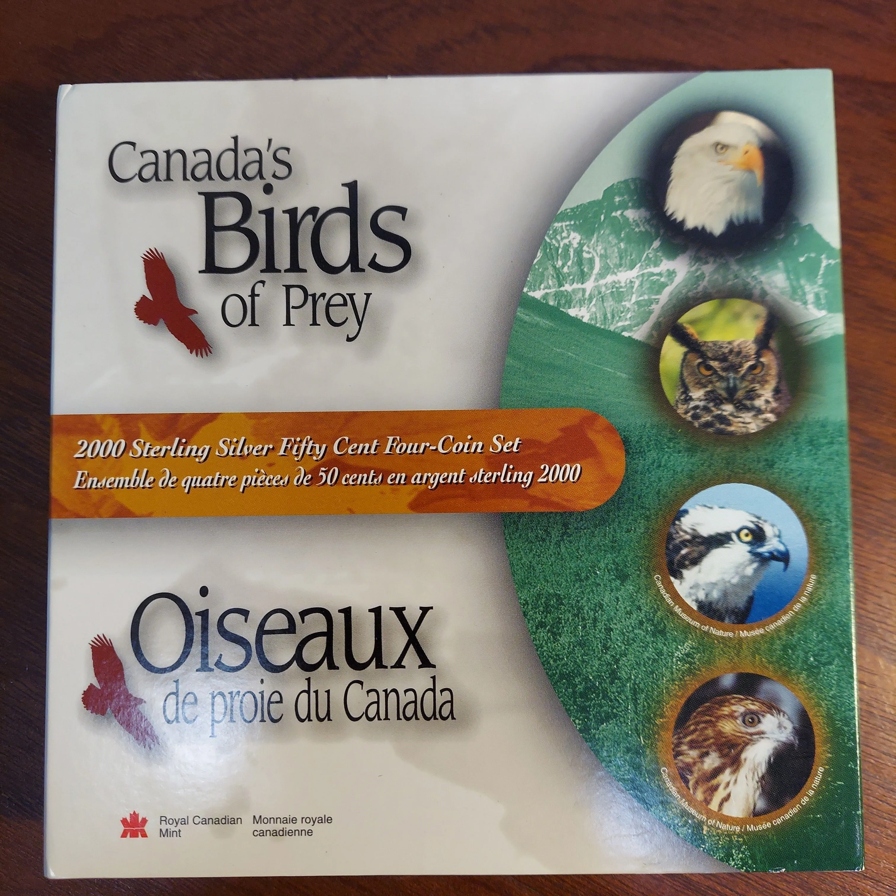 Product image for Canada's Birds of Prey Sterling 50 Cent (4 Coin Set)