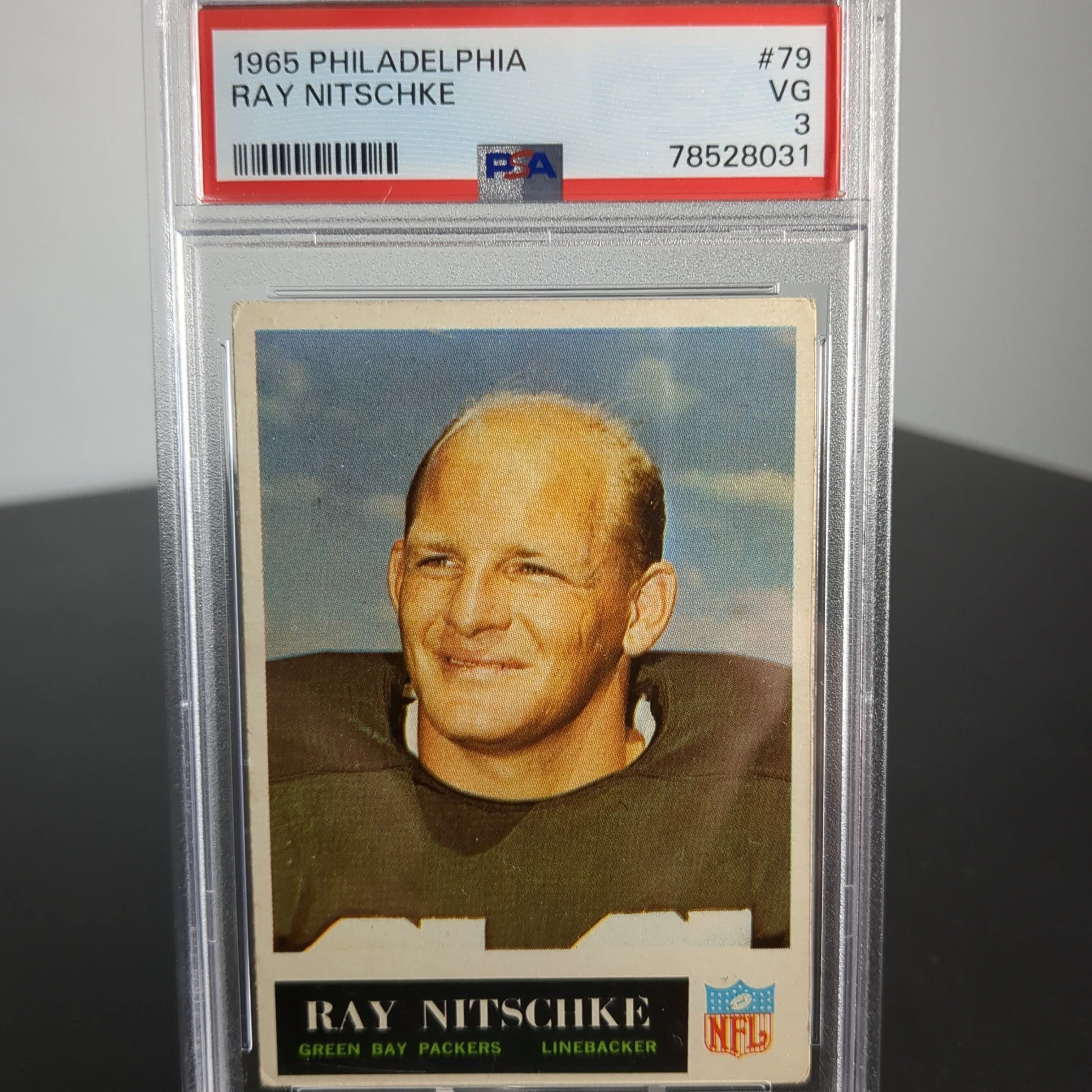 Product image for 1965 Philadelphia Ray Nitschke 79  PSA VG 3