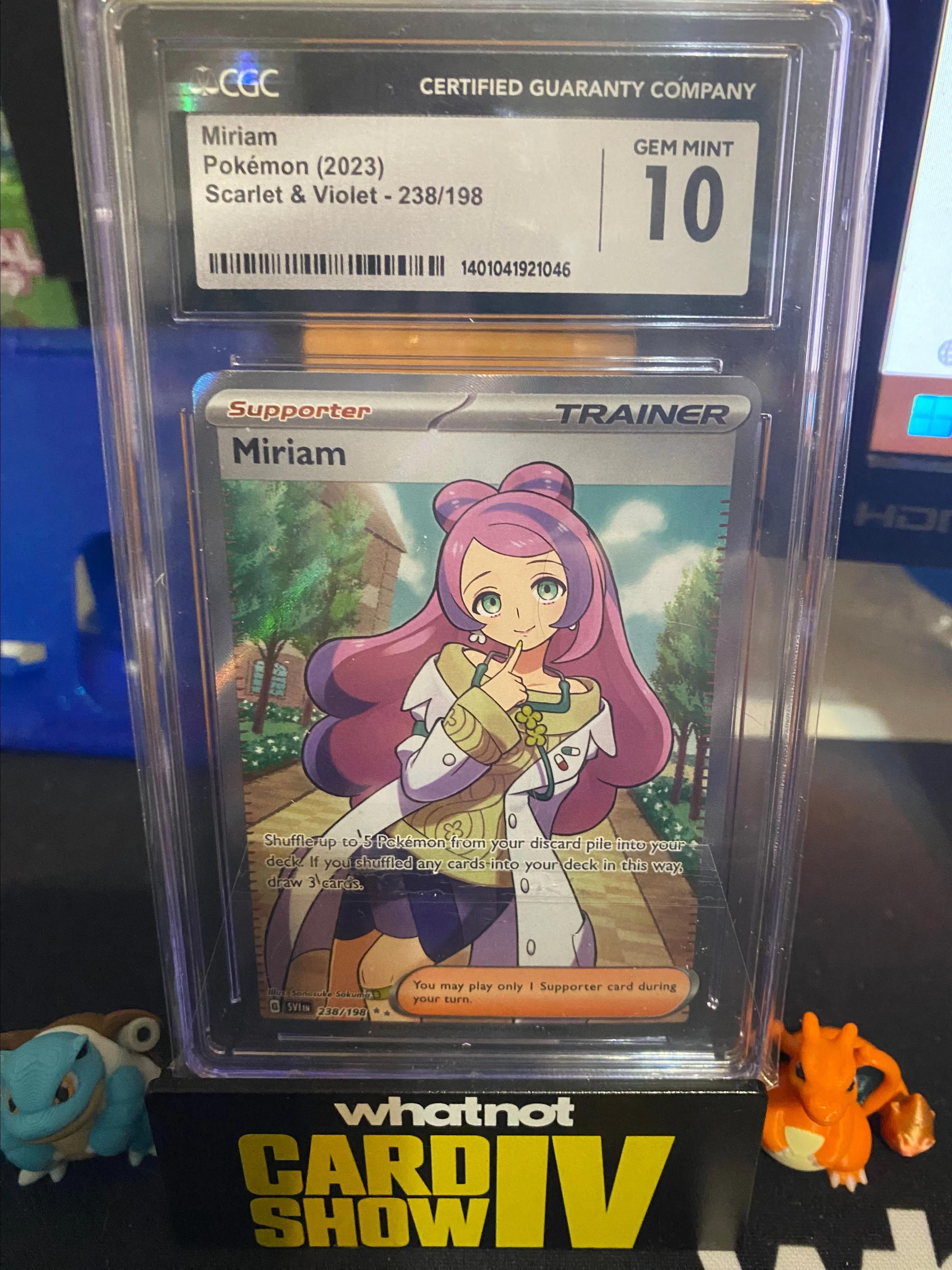 miriam pokemon card 238 198 PSA10 - 2023 Pokemon main image 1