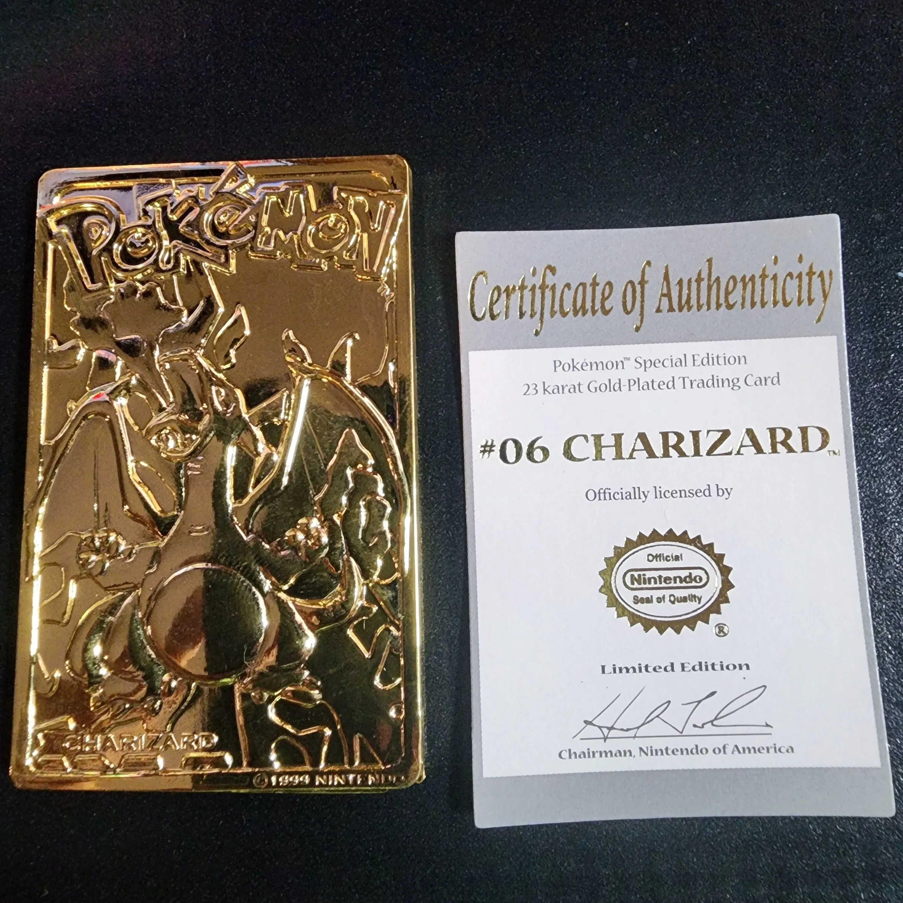Charizard 23k gold plate #06  Whatnot: Shop, Sell, Connect