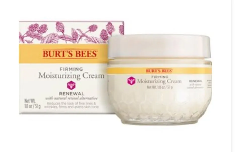 Product image for Burt's Bees Renewal Firming Moisturizing Cream with Bakuchiol, A Natural Retinol Alternative, 1.8 oz