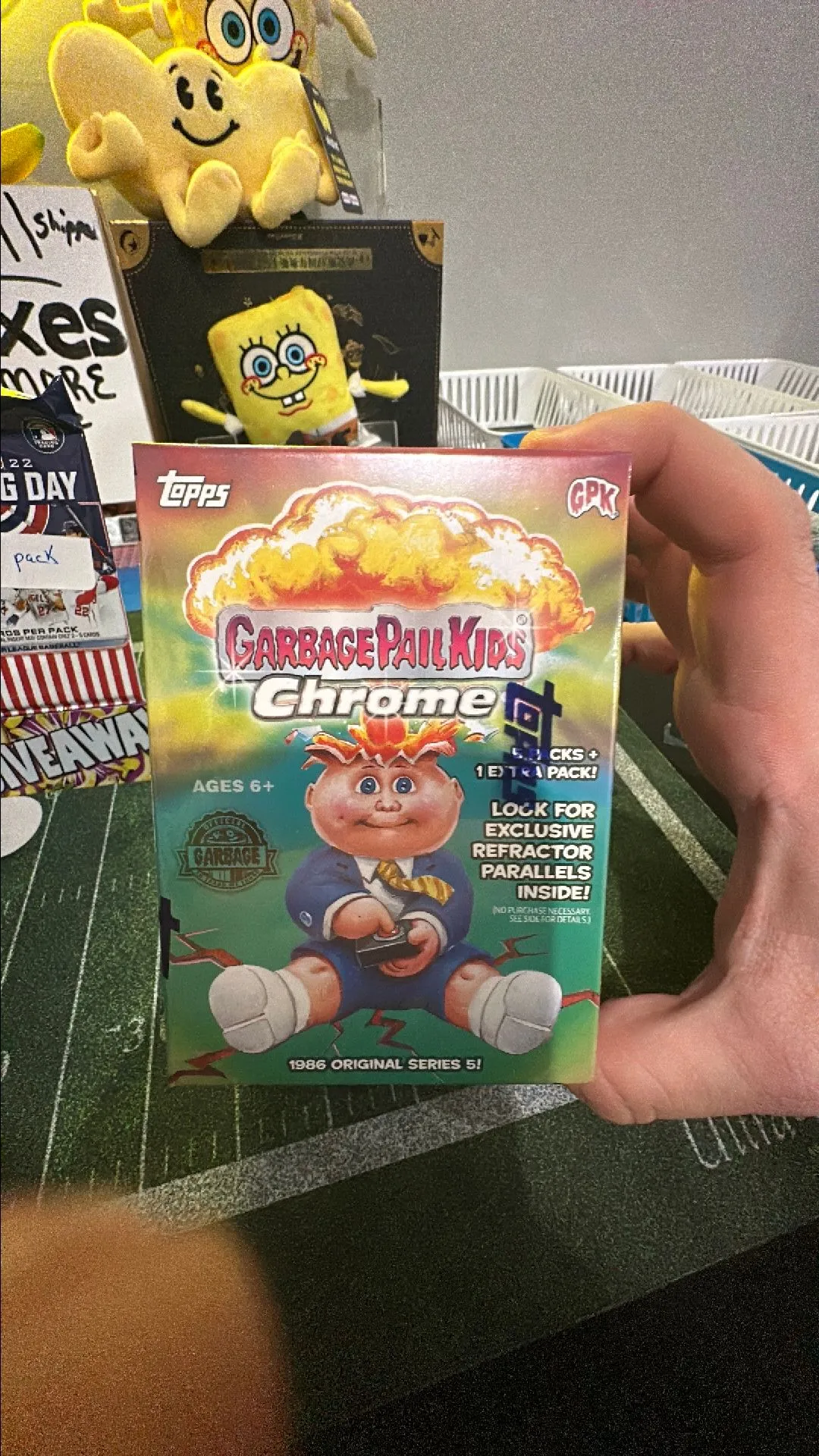 Product image for 2022 Topps Chrome Garbage Pail Kids Blaster Box Sealed