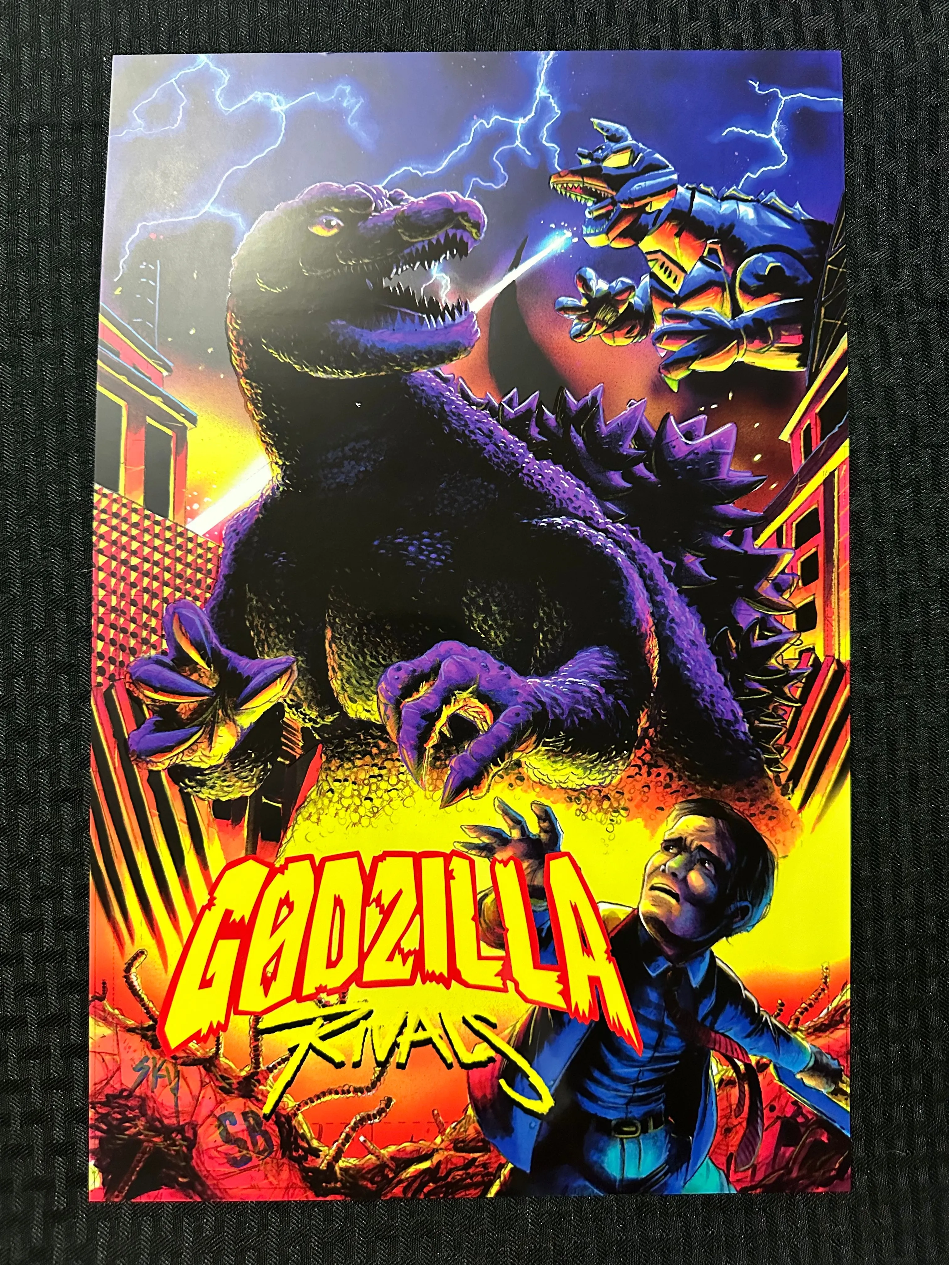 Product image for 11x14 Godzilla Art Print