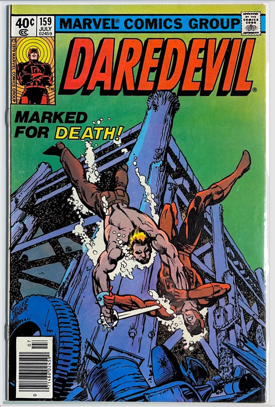 Product image for Daredevil 159 frank Miller