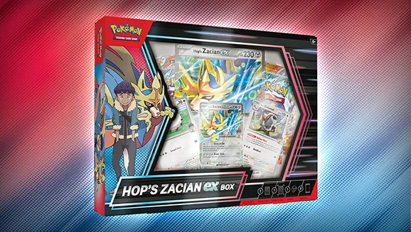 Product image for Scarlet and Violet Hop's Zacian ex Box