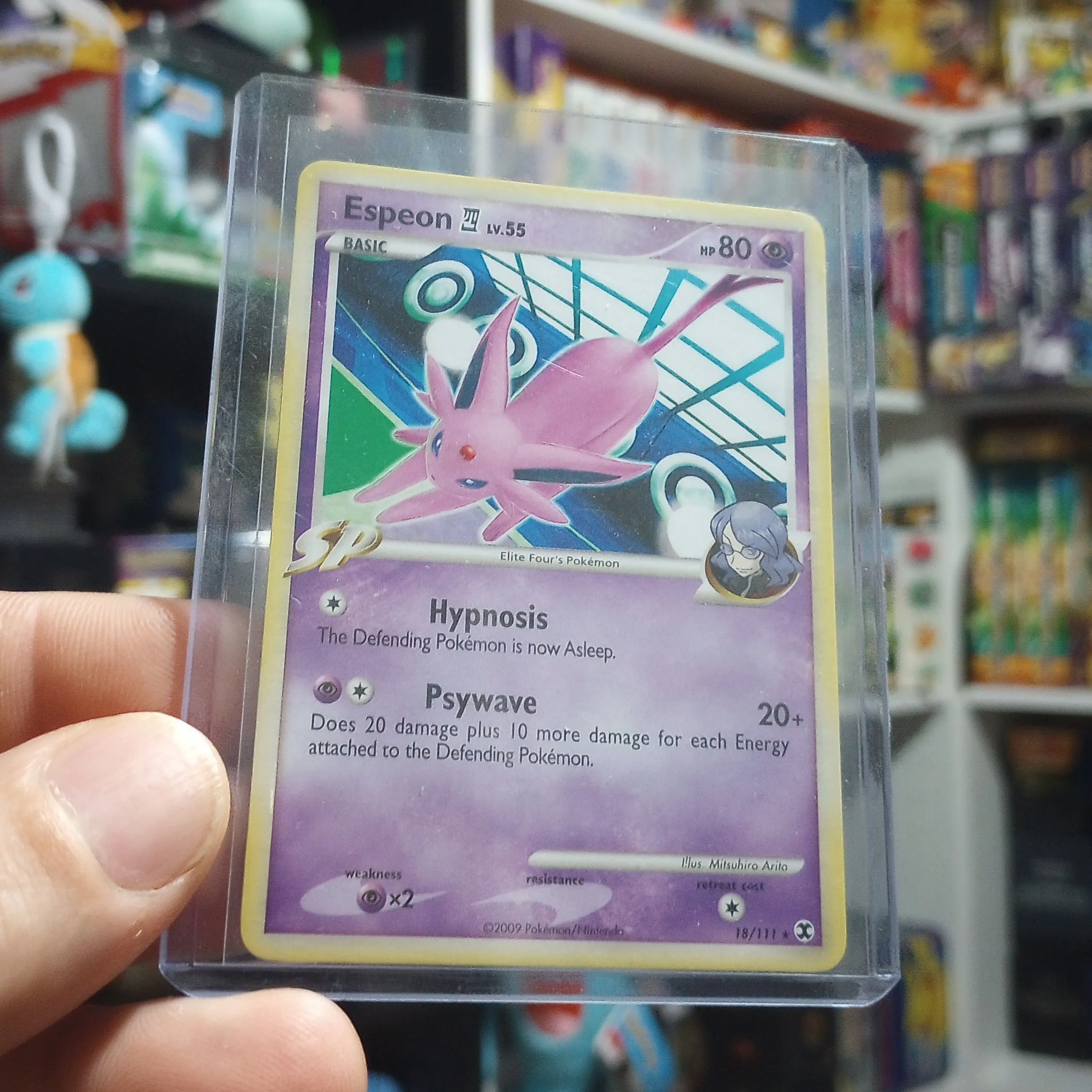 Product image for Espeon 18/111 Pokémon Rising Rivals Unlimited Non Holo