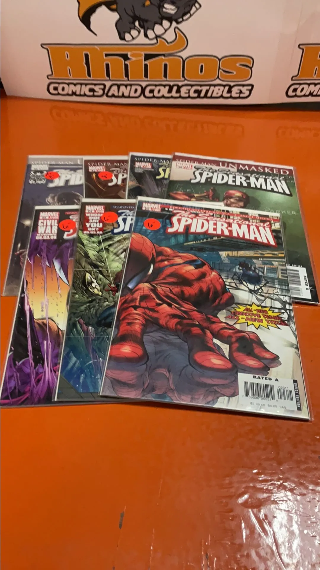 Product image for The Sensational Spider-Man Lot(#18