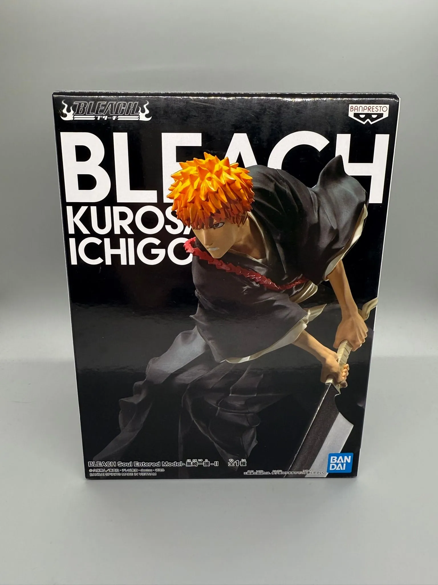 Product image for Banpresto Bandai Bleach Soul Entered Model-Ichigo Kurosaki-II Figure Figurine