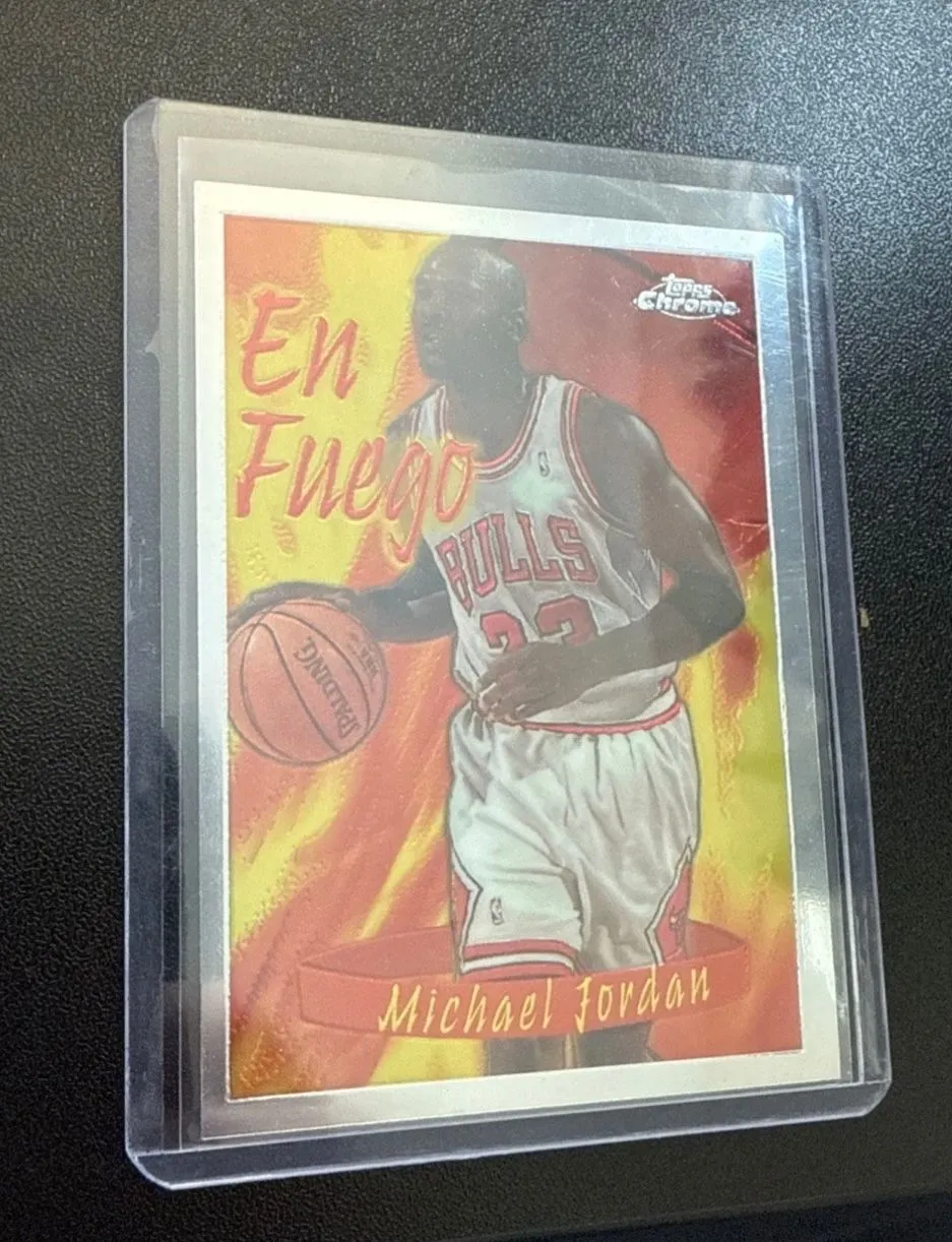 Product image for Michael Jordan Topps Chrome En Fuego