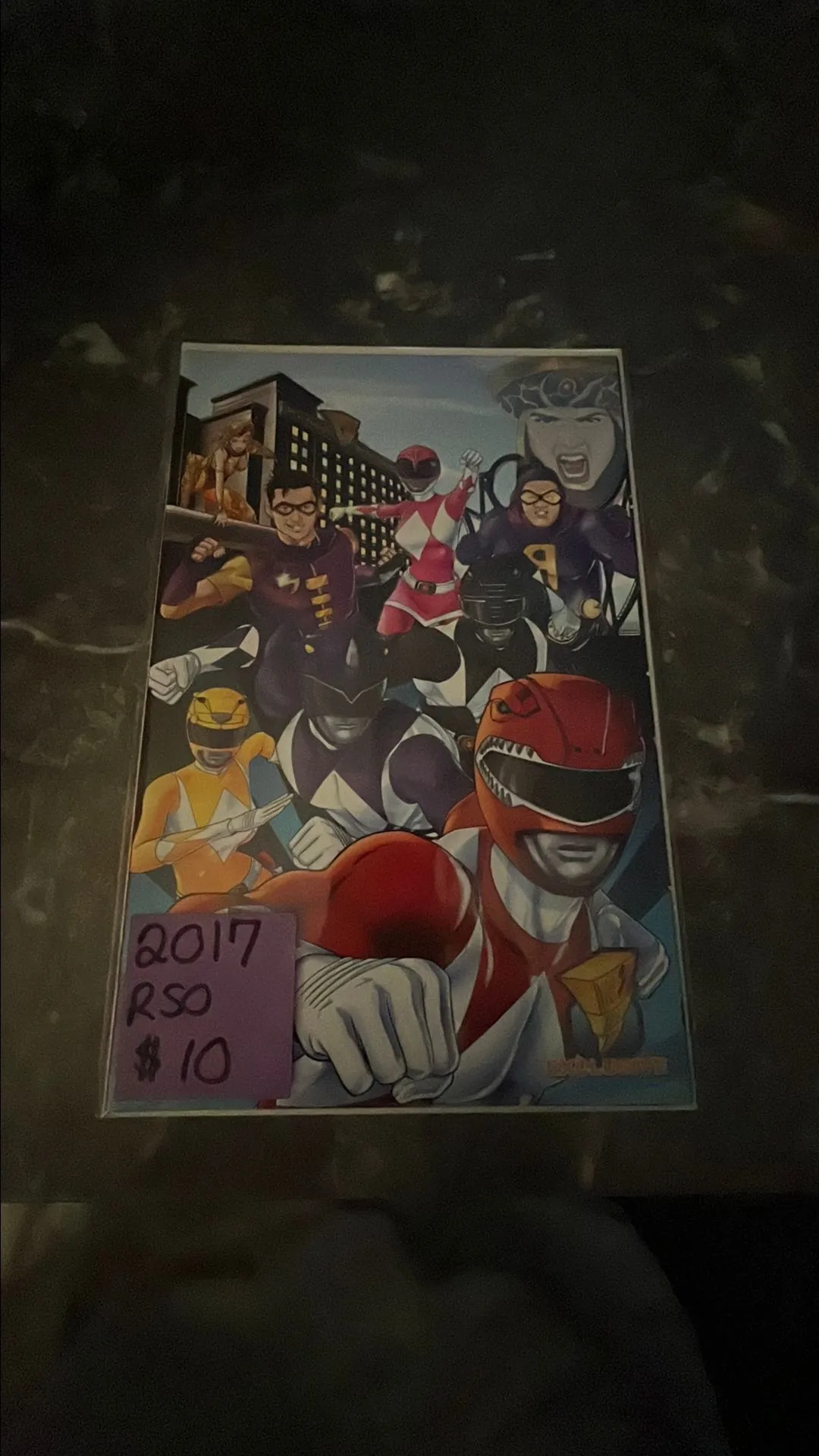 Product image for Rangerstop Variant 2017 Boom Comic Power Rangers Issue #20