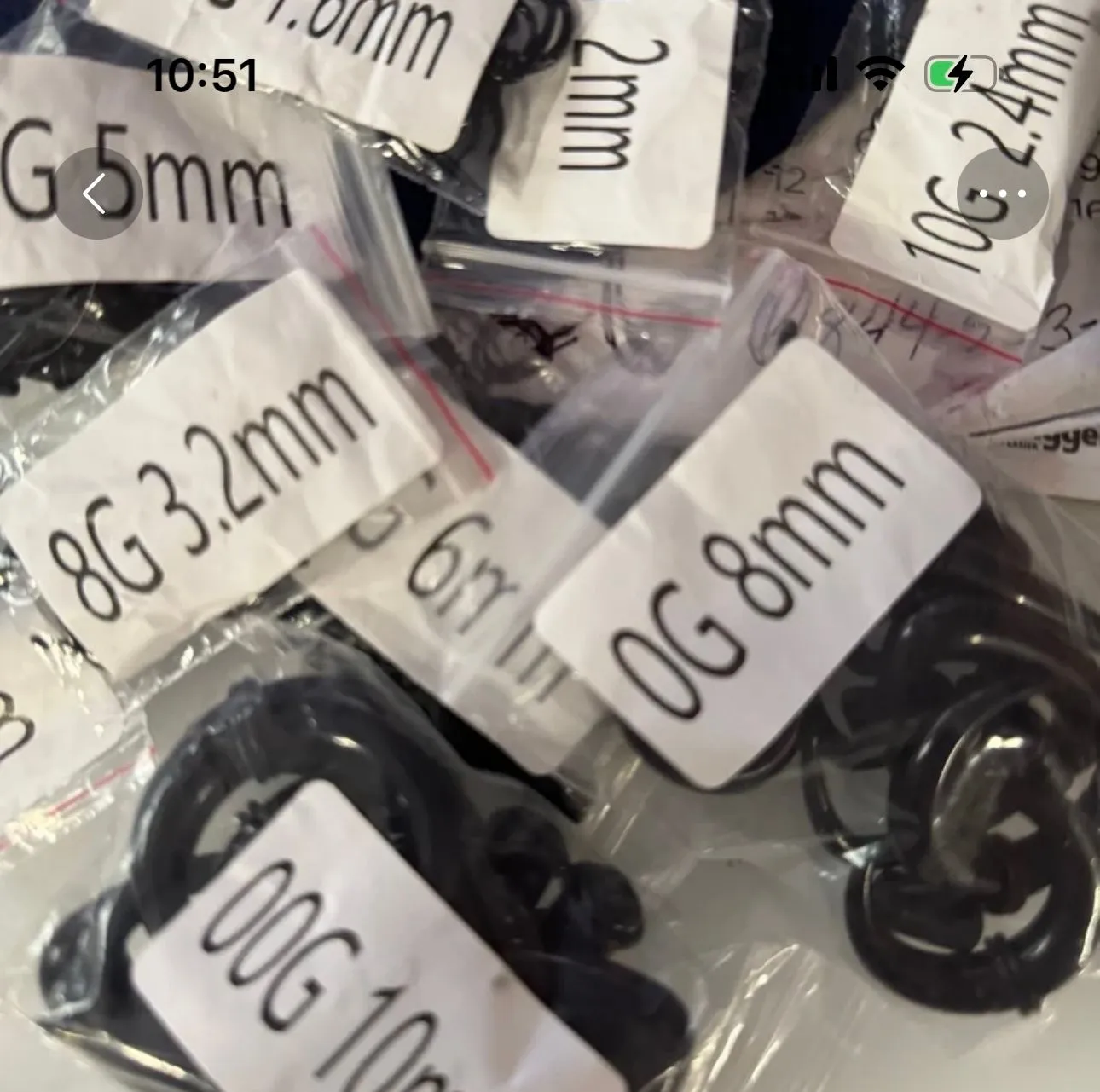 Product image for SUMMER MARKDOWN  - 9 various sizes of ear stretchers. Take ‘em all!