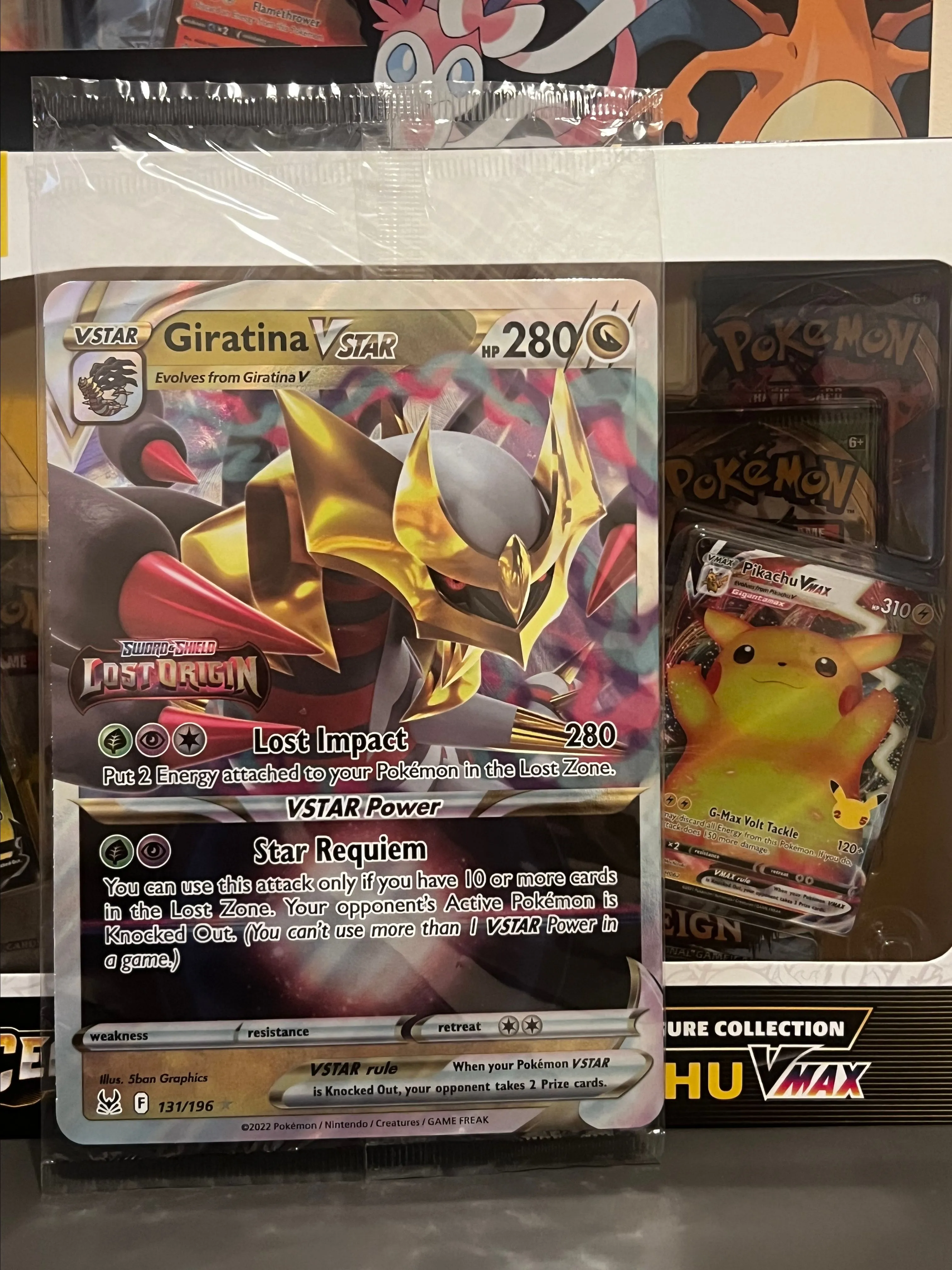 Product image for Giratina vstar promo stamped (oversized)