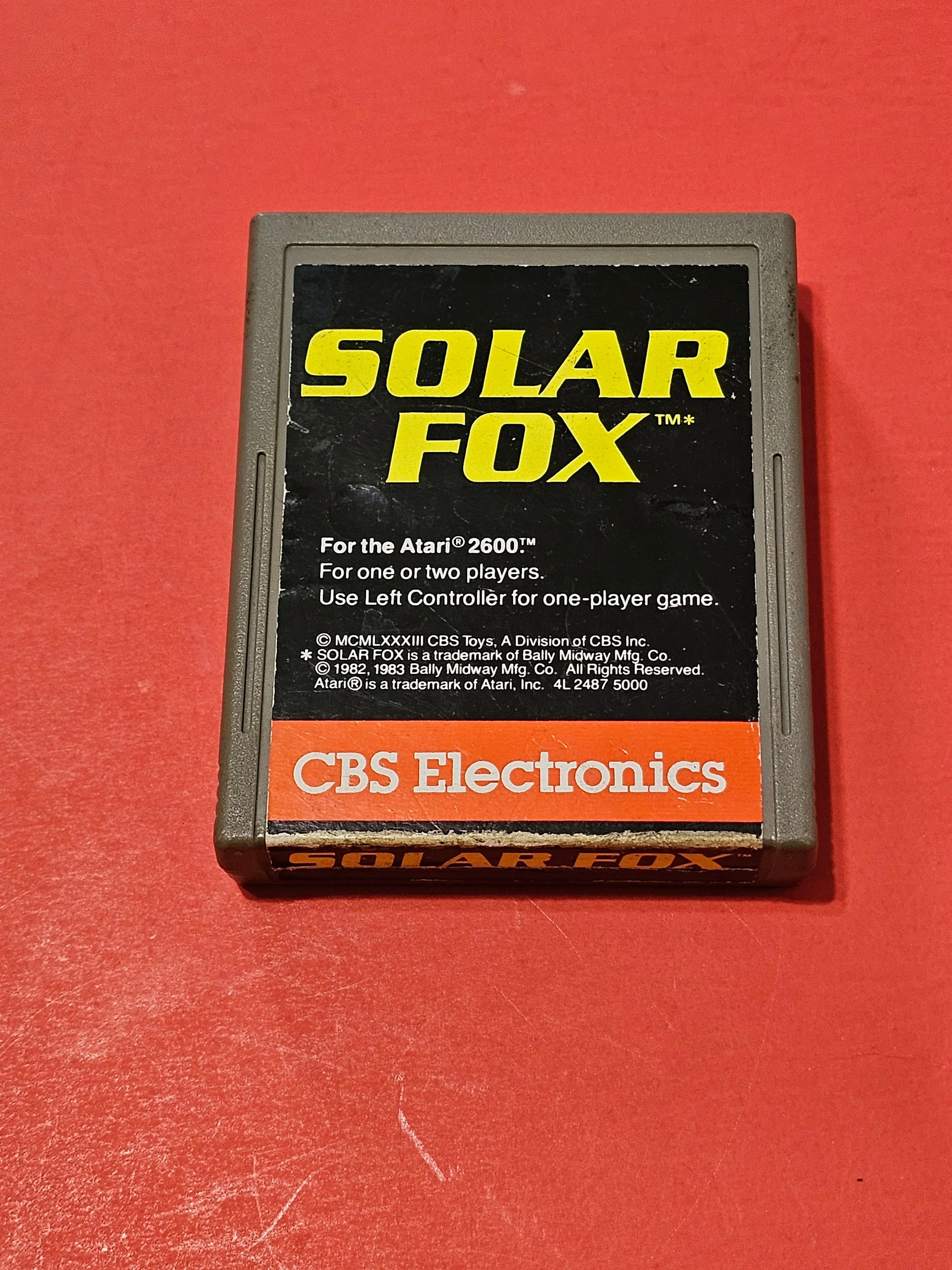 Product image for Atari 2600 'Solar Fox' game