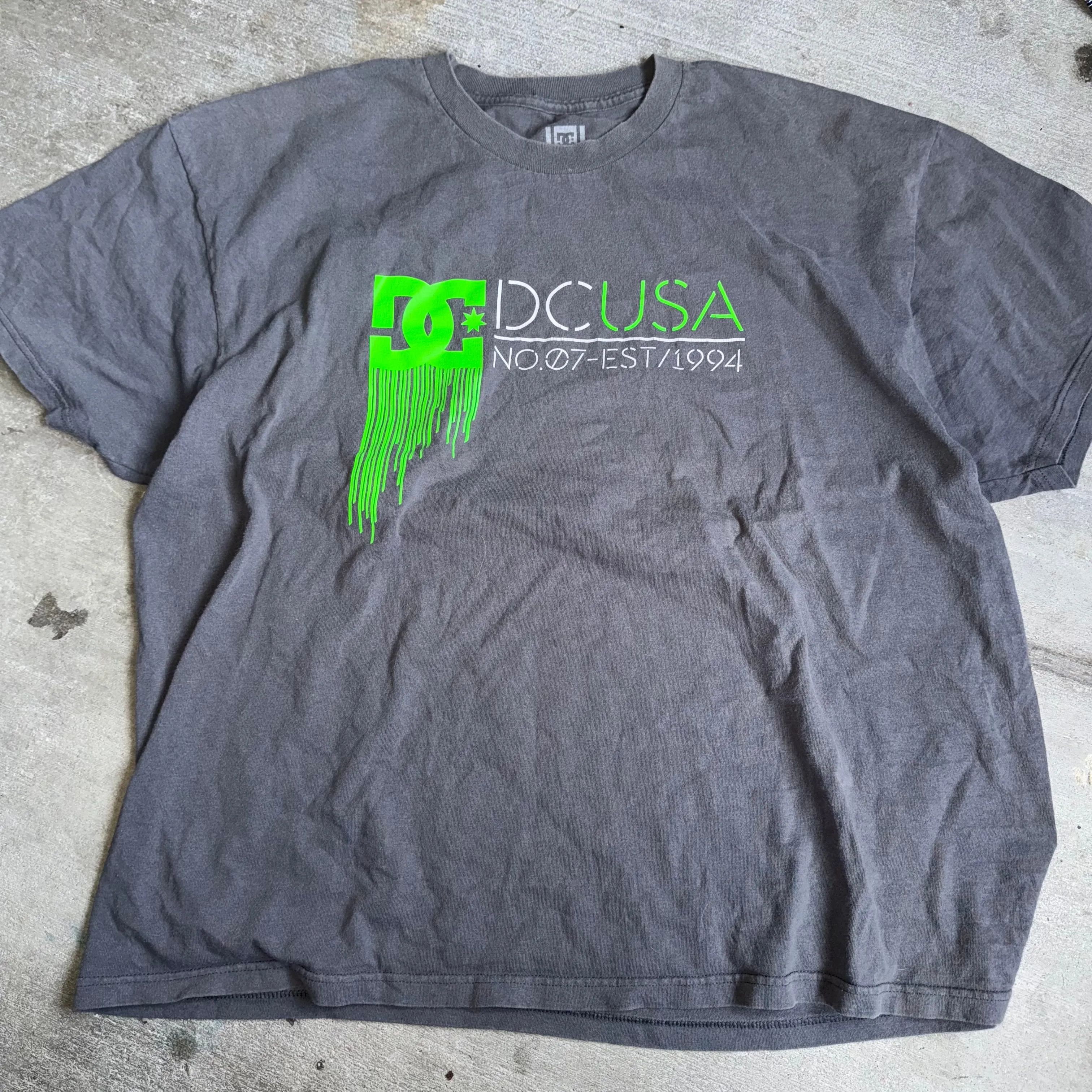 Product image for #228 Rob Dydek x DC Skateboarding Gray Graphic T-Shirt