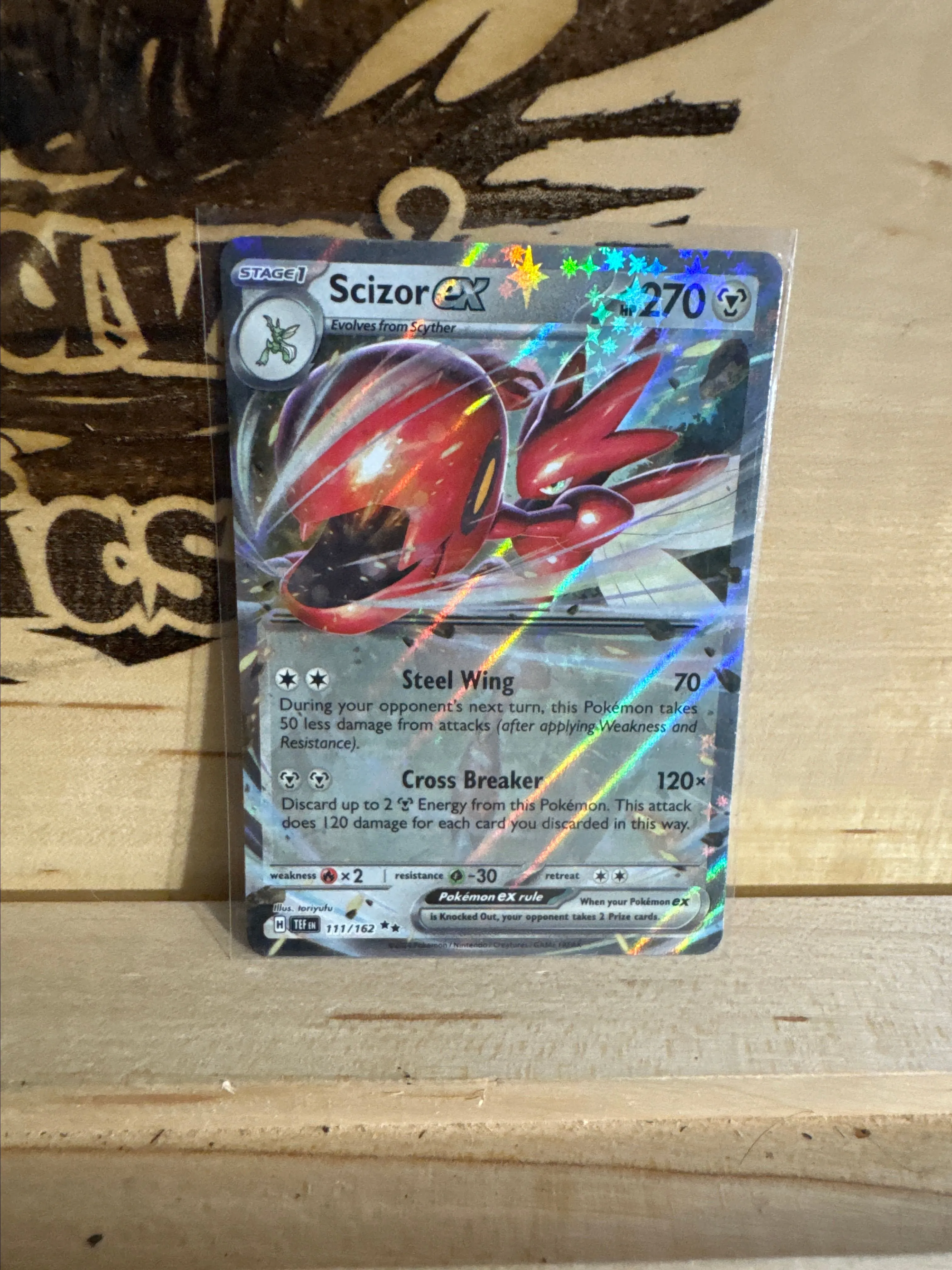 Product image for Scizor Ex #111 Pokemon Temporal Forces  