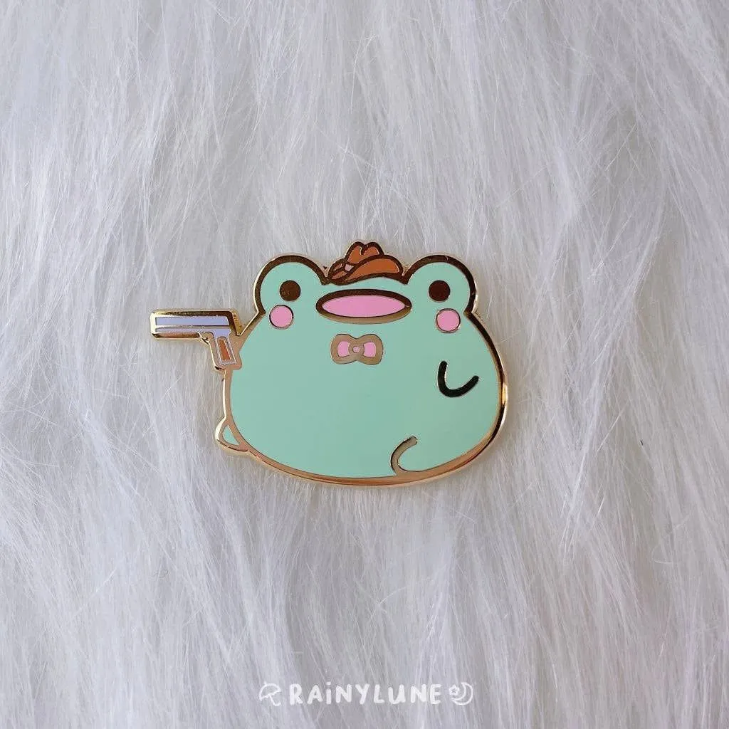 Product image for Rainylune Collectible Pin -  Cowboy Frog