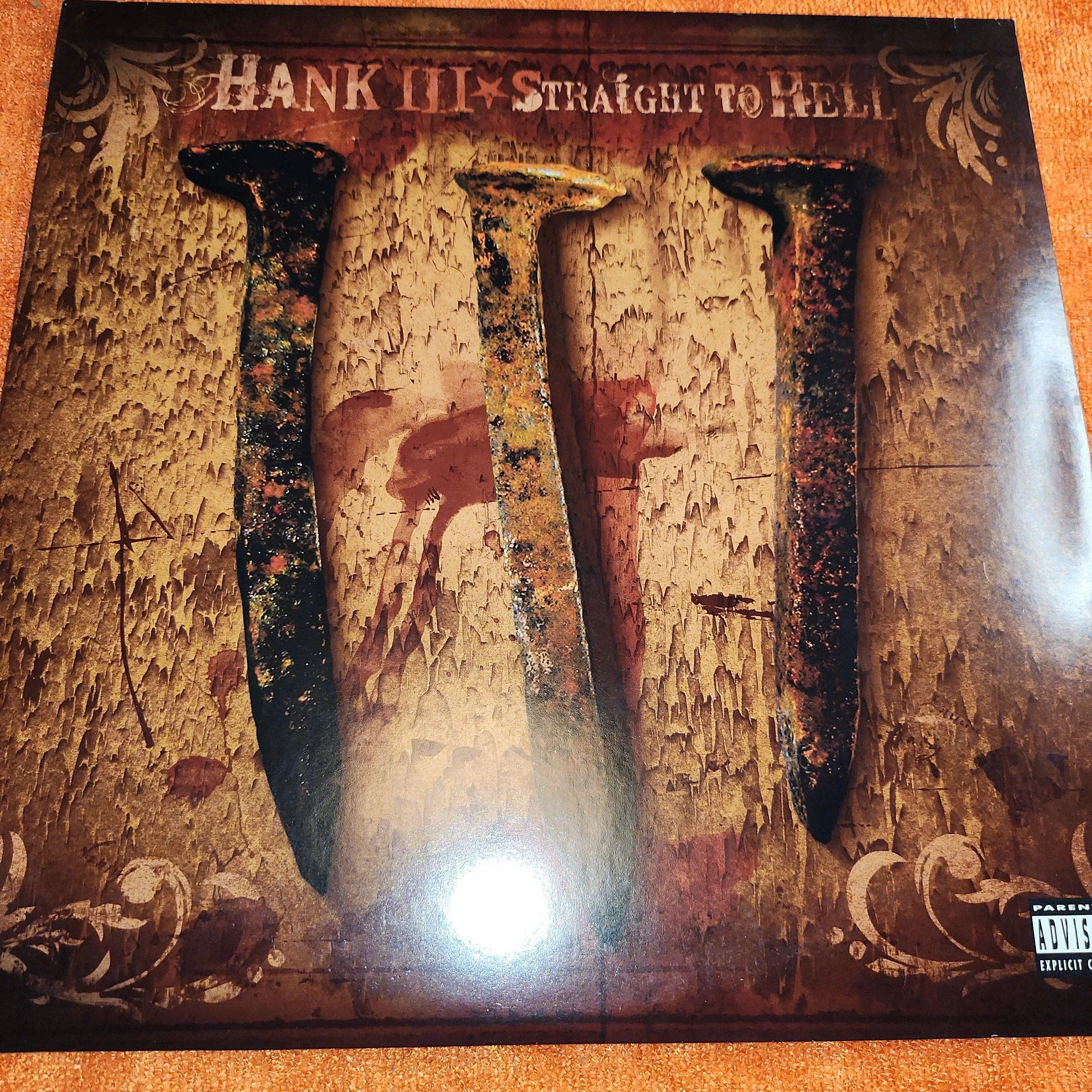 Product image for HANK III "Straight To Hell" VG+/VG+ RSD edition