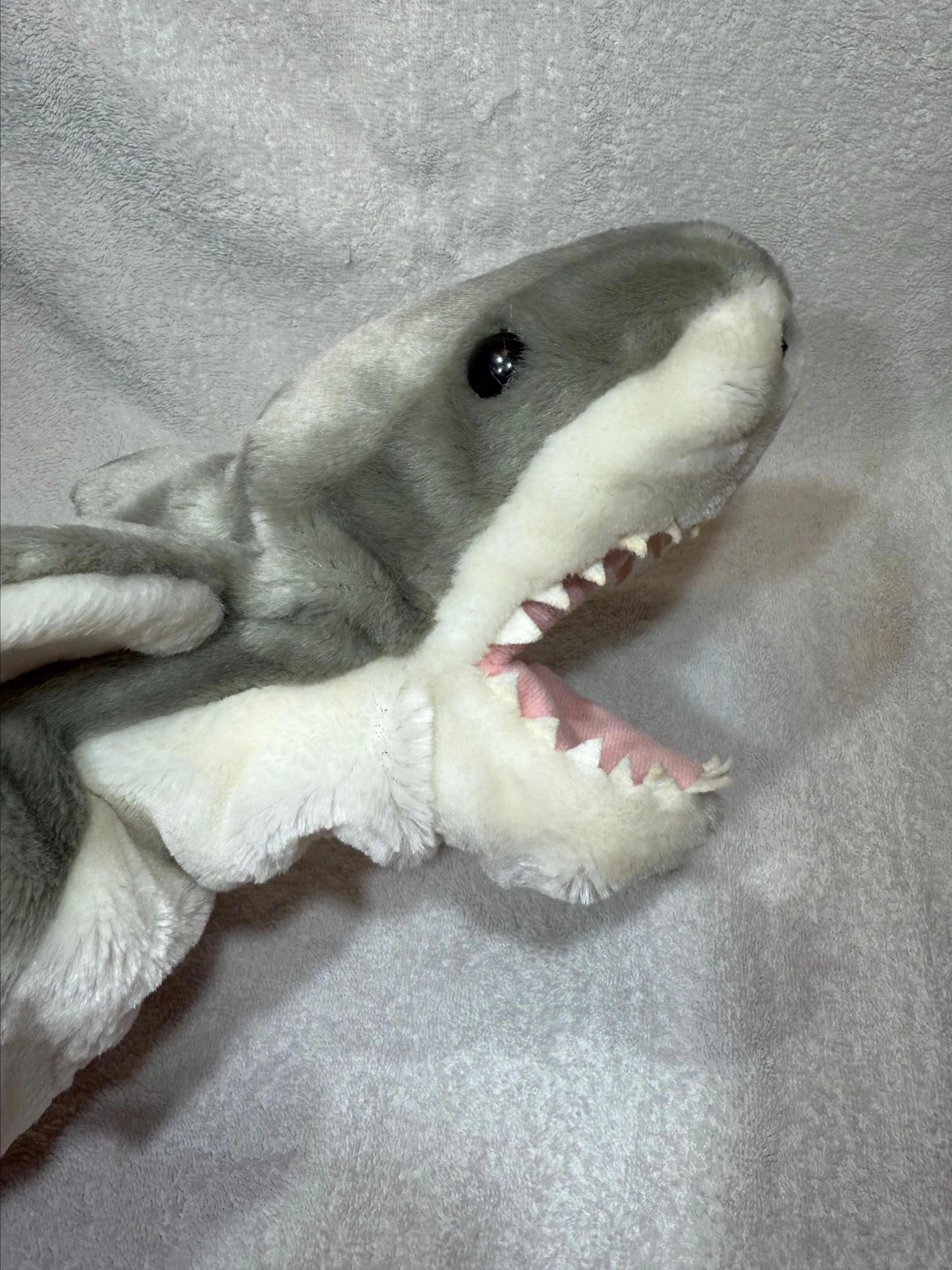 Product image for 34. Shark Hand Puppet- Dakin 1982