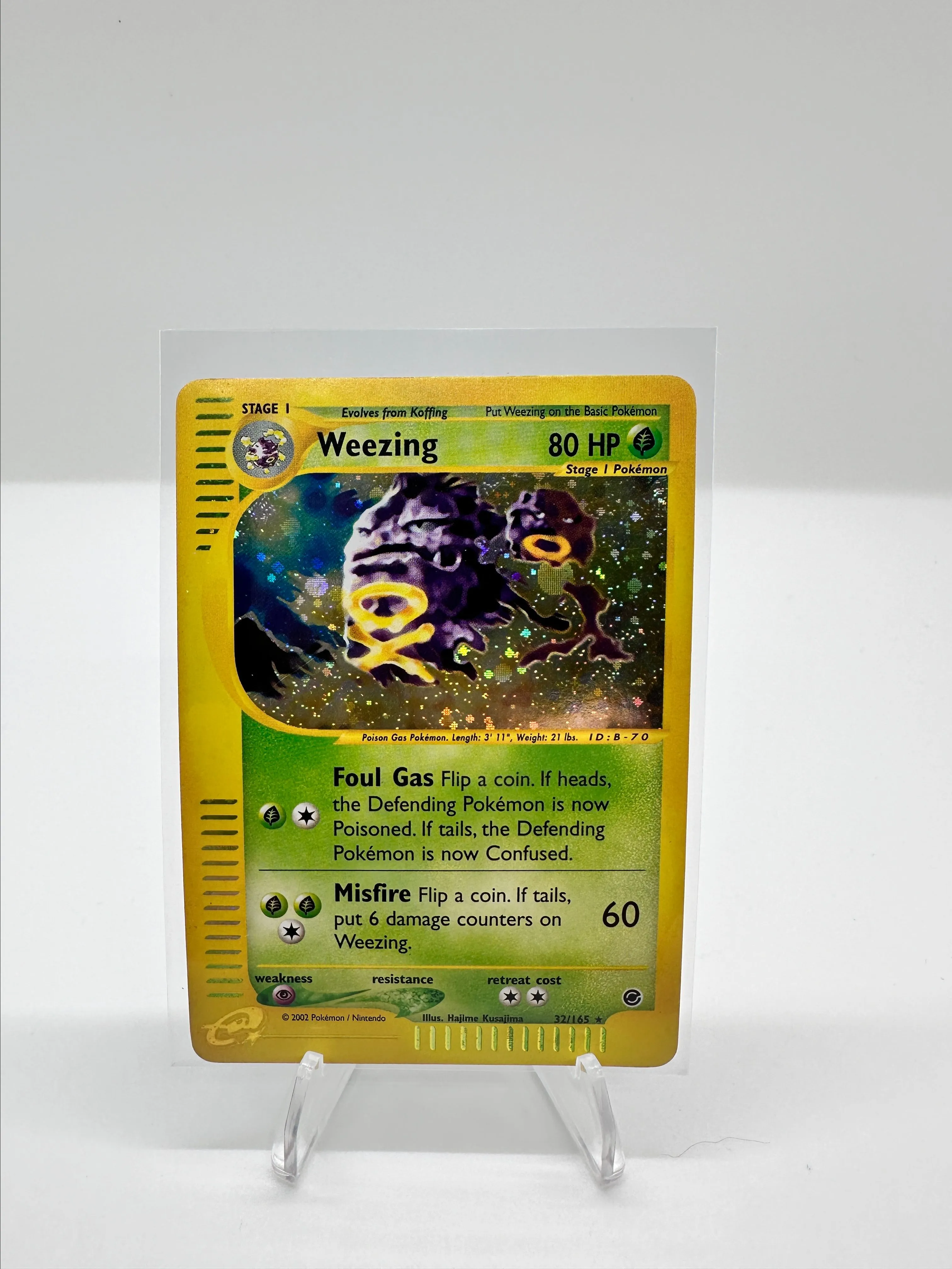 Product image for Weezing Holo Expedition 32/165 NM