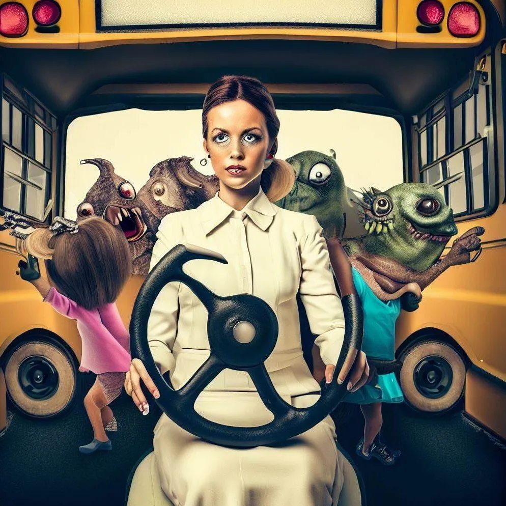 Product image for Can't scare me. I'm a school bus driver!