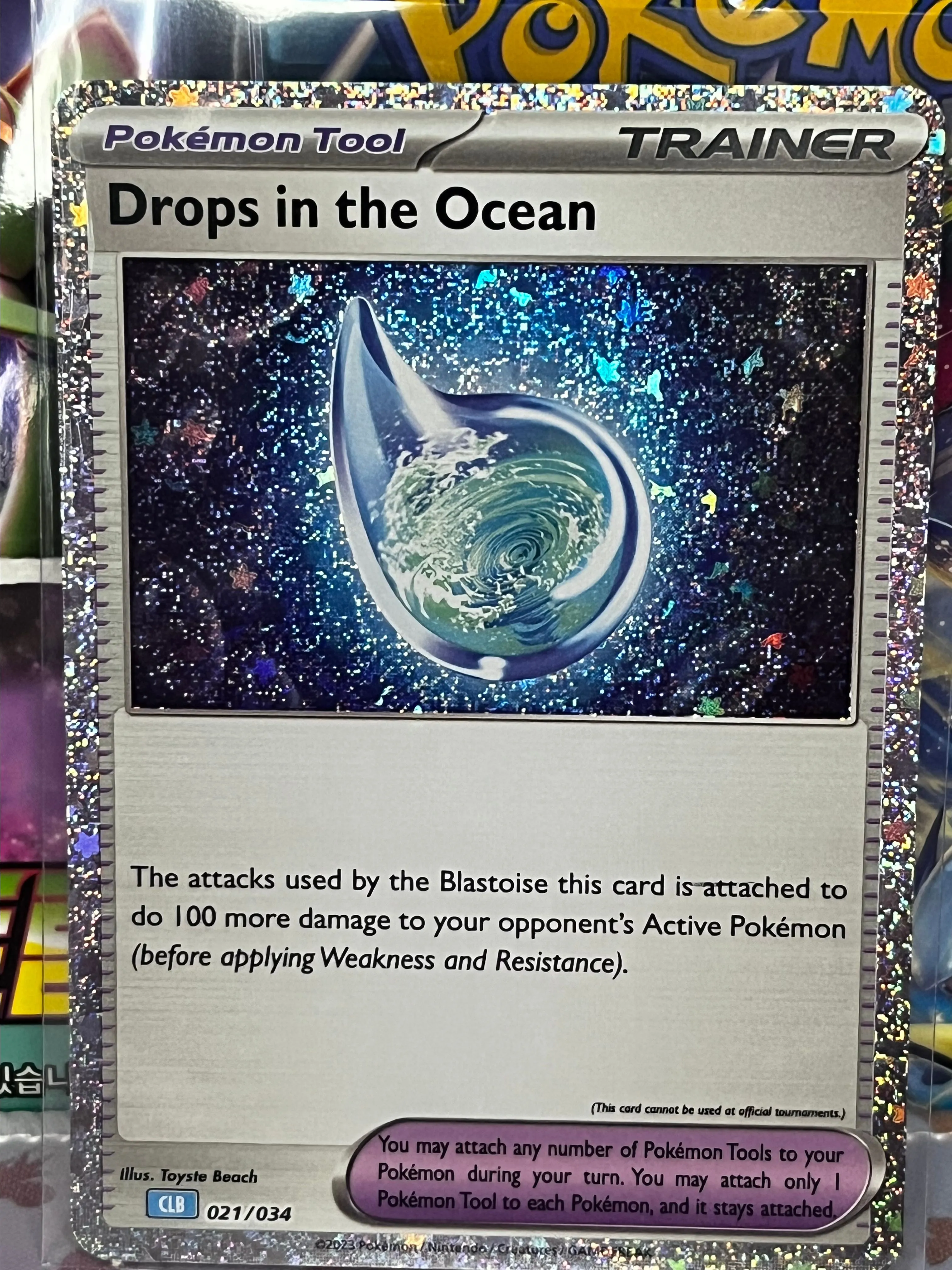 drops in the ocean pokemon card Drops in the Ocean (021/034) (CL) – Poke Gems MTL main image 0