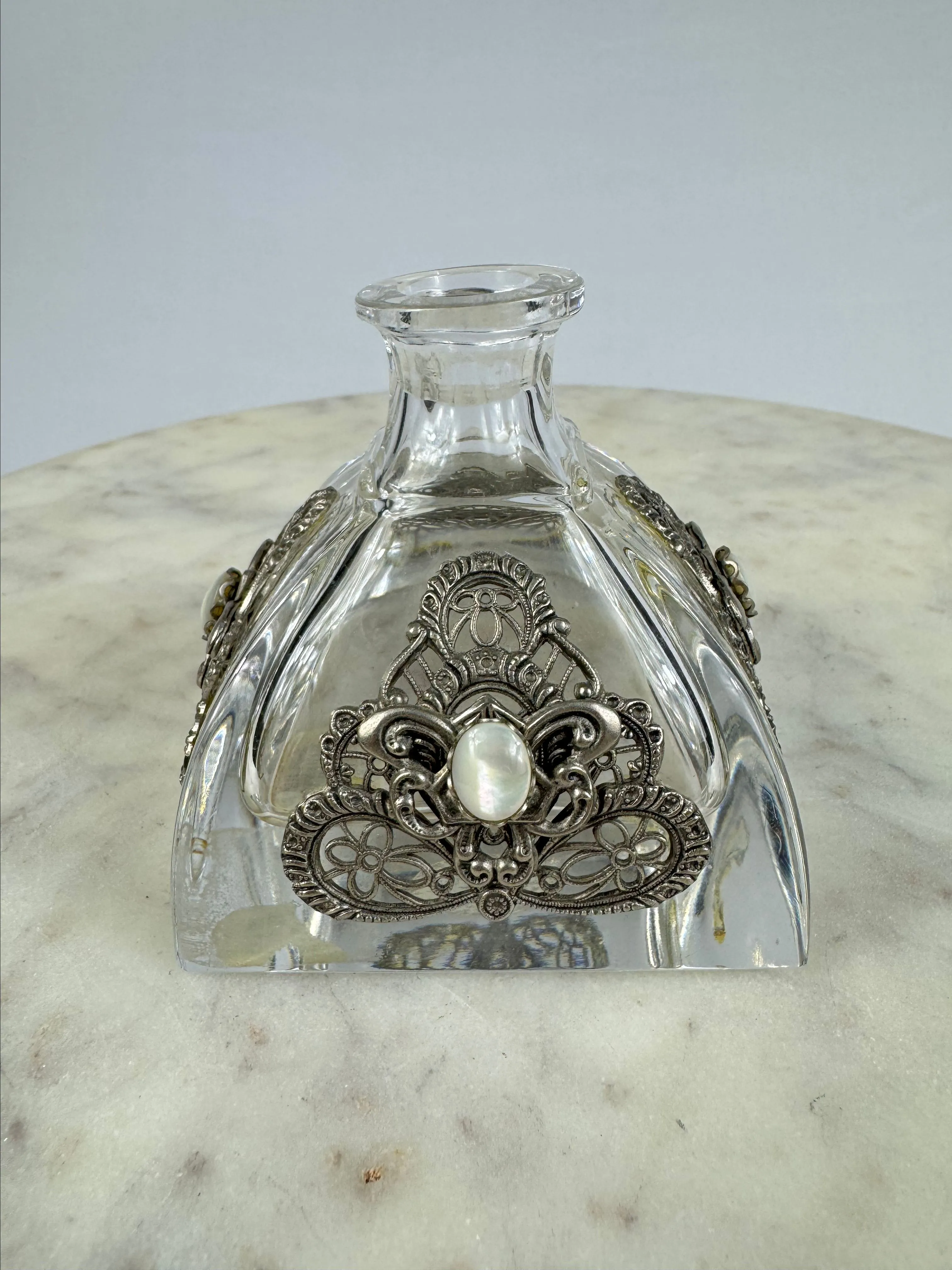 Product image for #81 Ann Cichon Jeweled Perfume Bottle No Stopper
