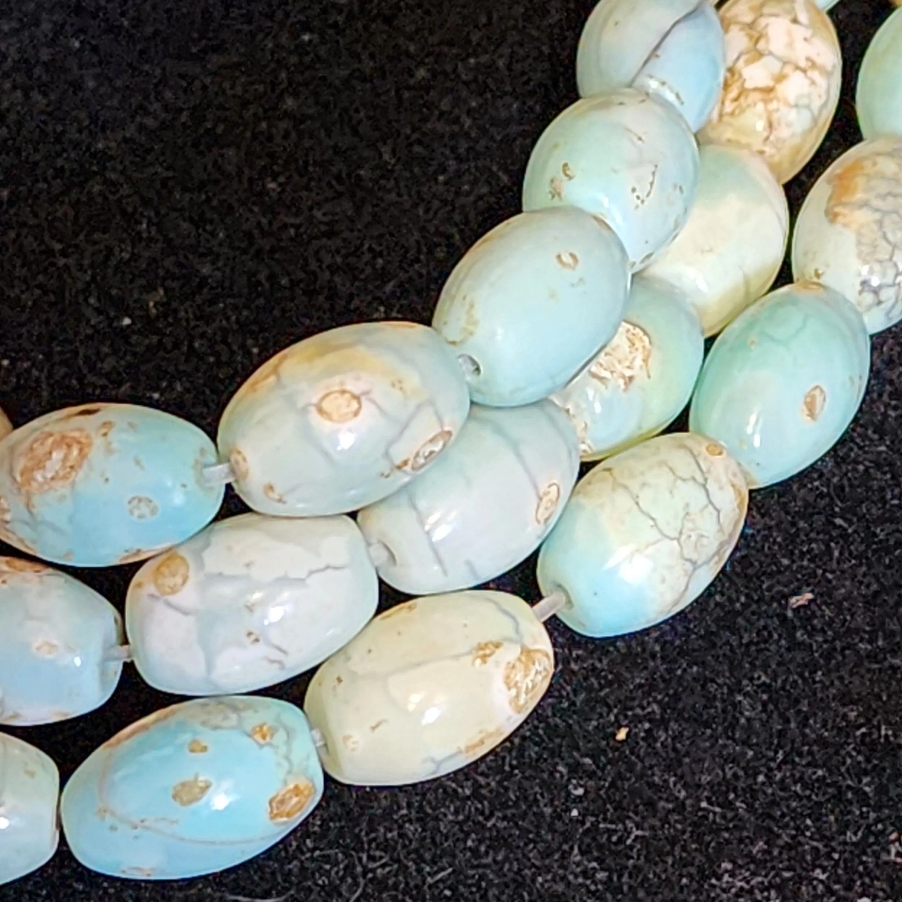 Product image for #03H: Dragon Skin Agate Tube Beads, 12x8mm