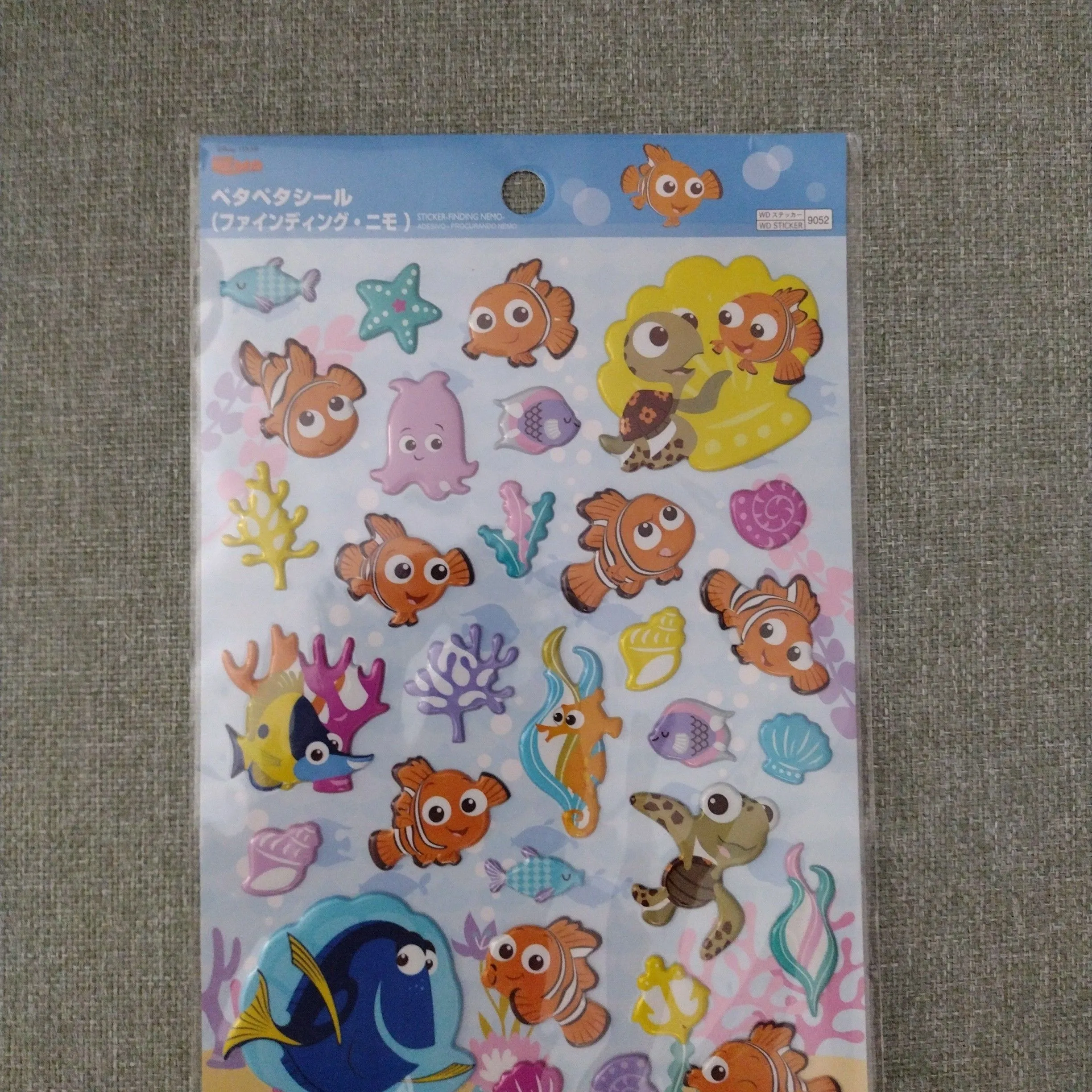 Product image for Disney Japan Finding Nemo Puffy Sticker Pack